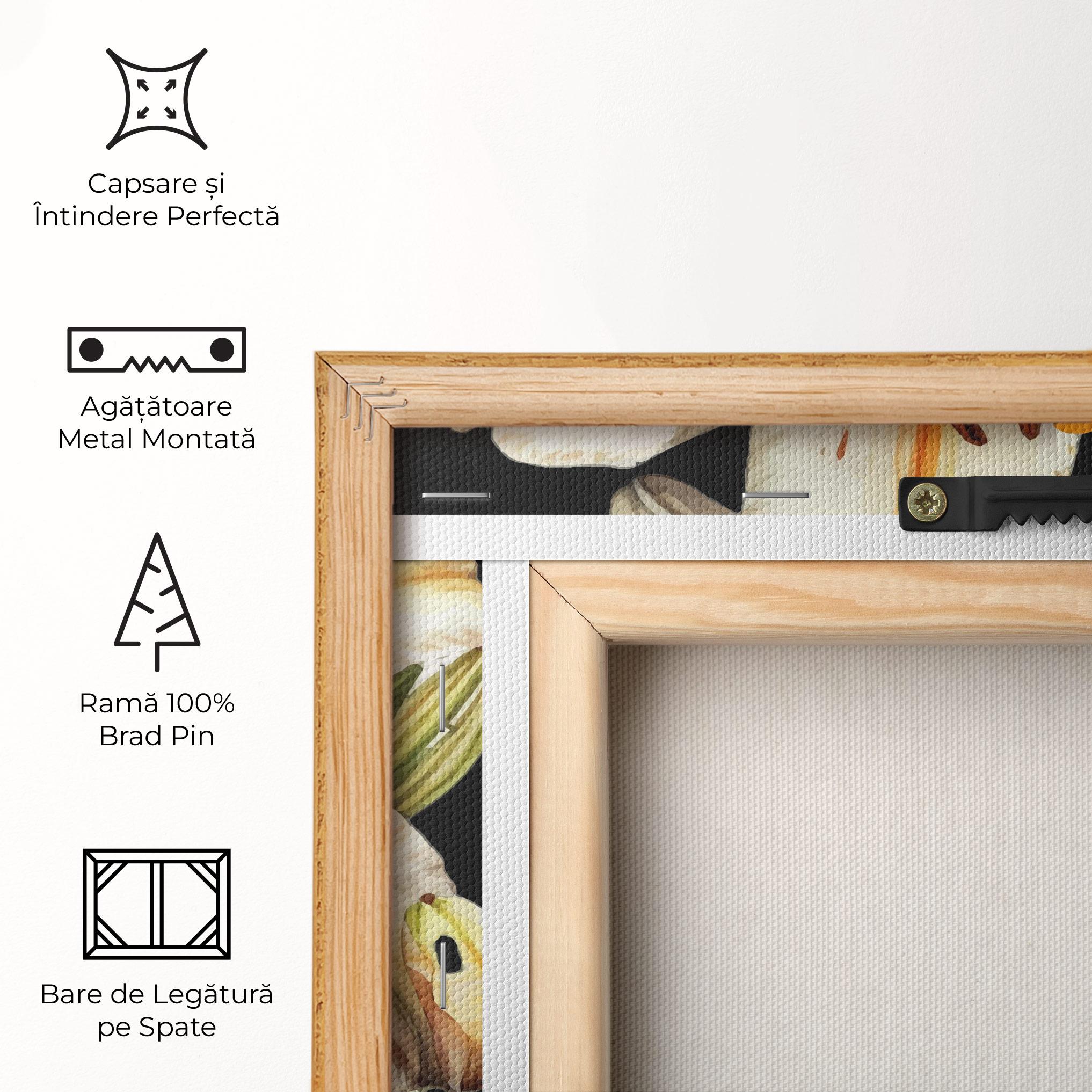 Tablou Canvas Beautiful White Lily mockup 5