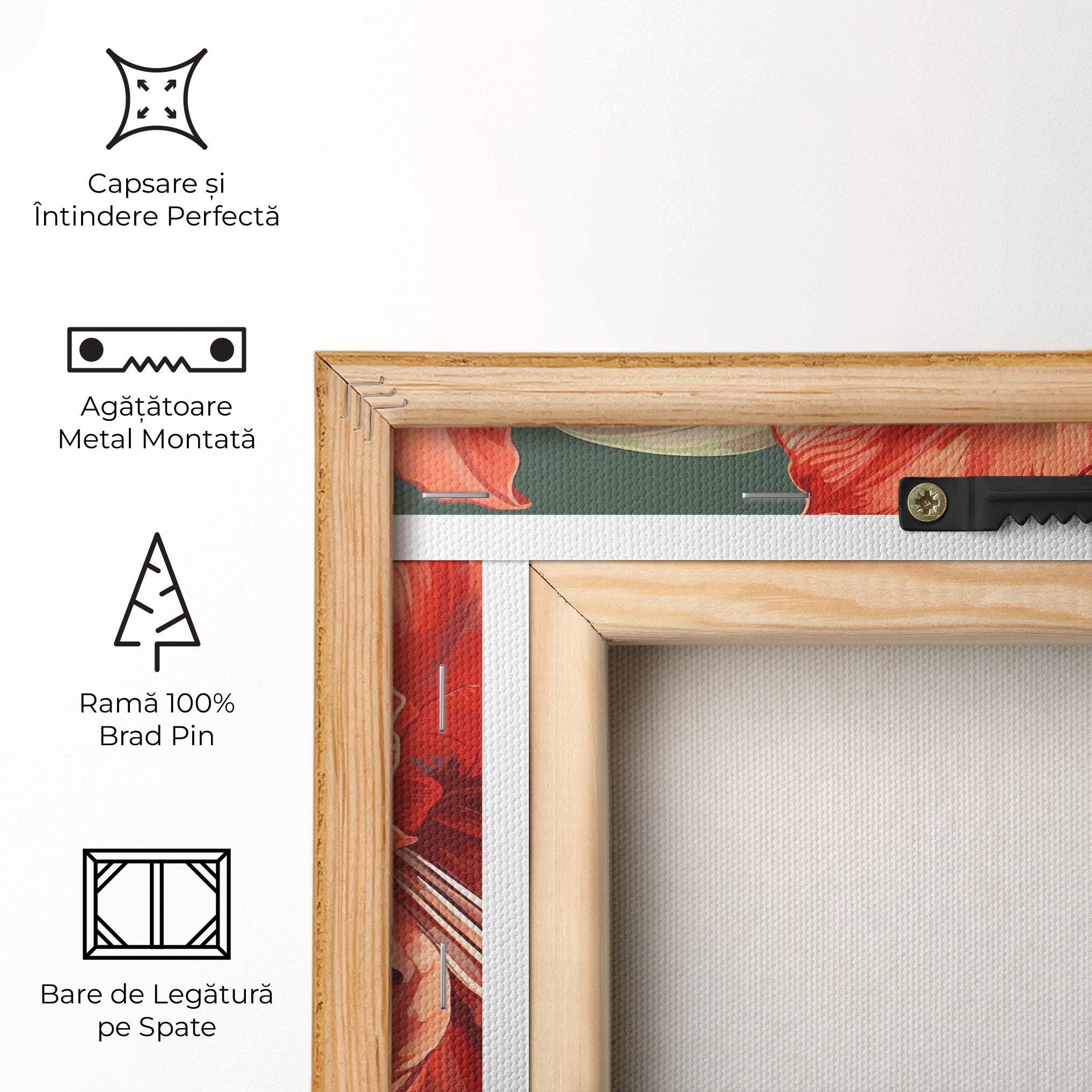 Tablou Canvas Lily Orange Art mockup 5