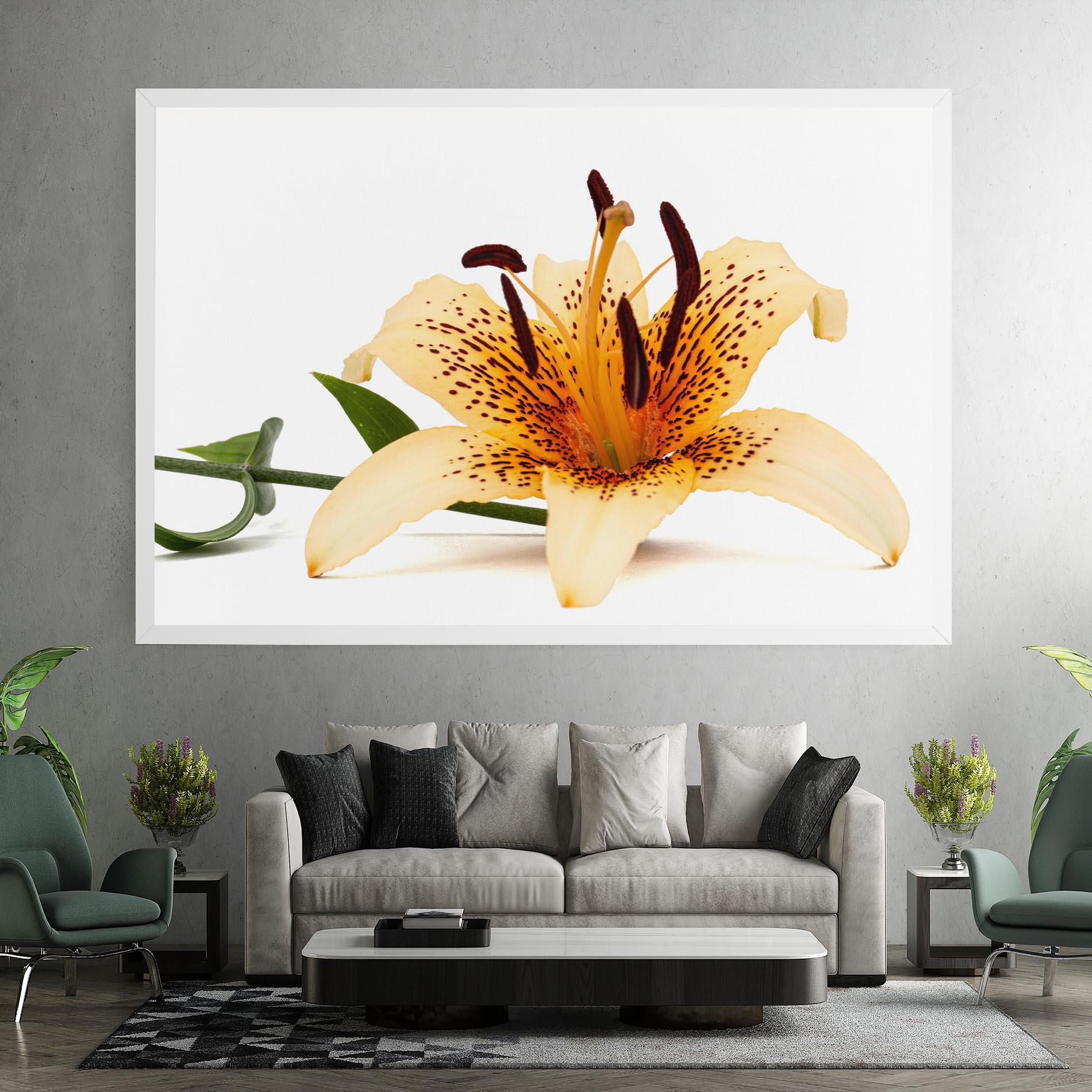 Tablou Canvas Big Yellow Lily mockup 7