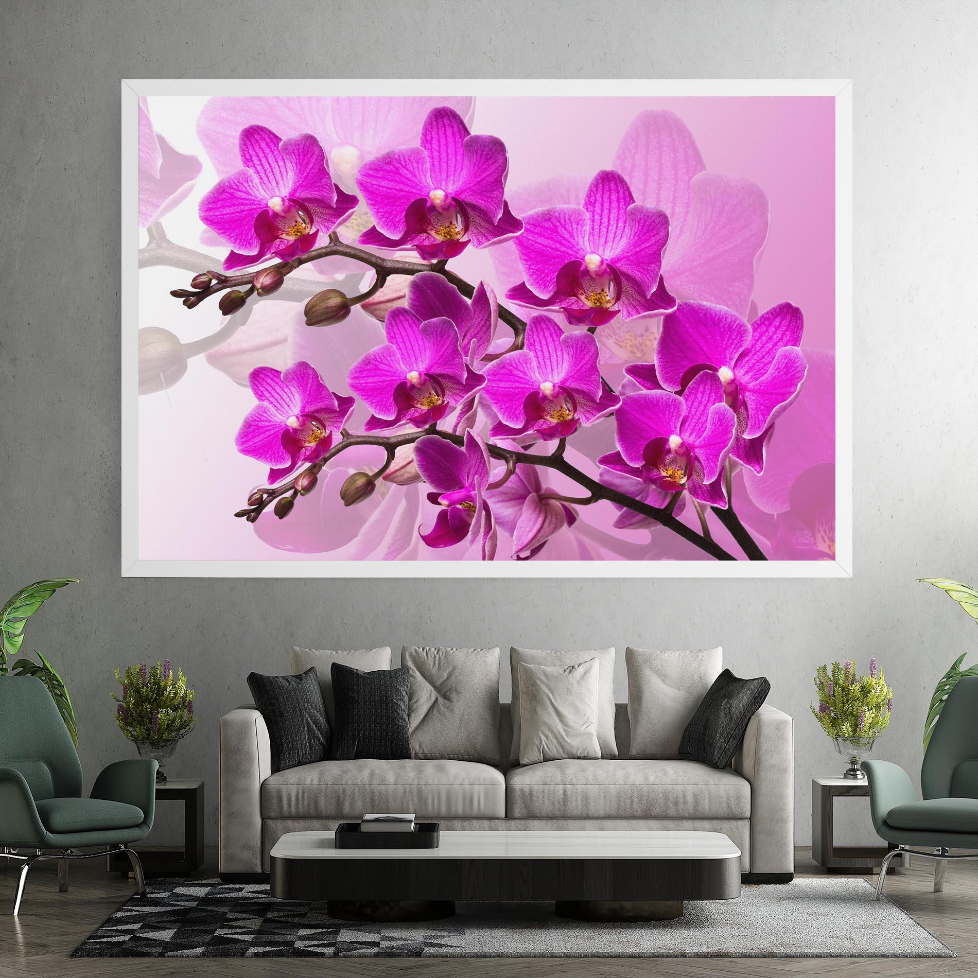 Tablou Canvas Flori Roz mockup 7