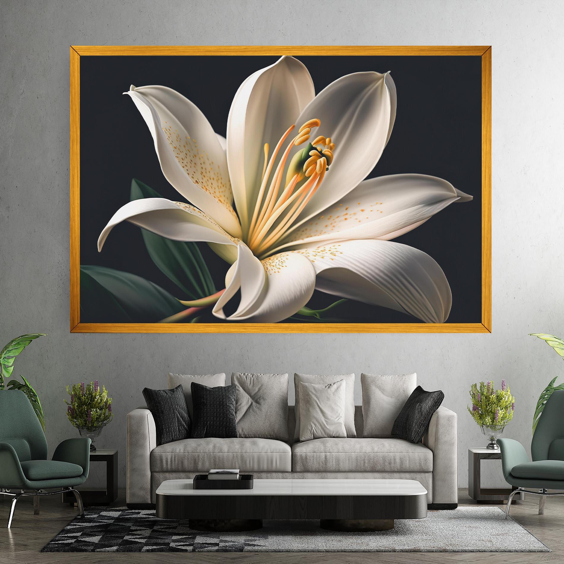 Tablou Canvas Big Lily View mockup 7