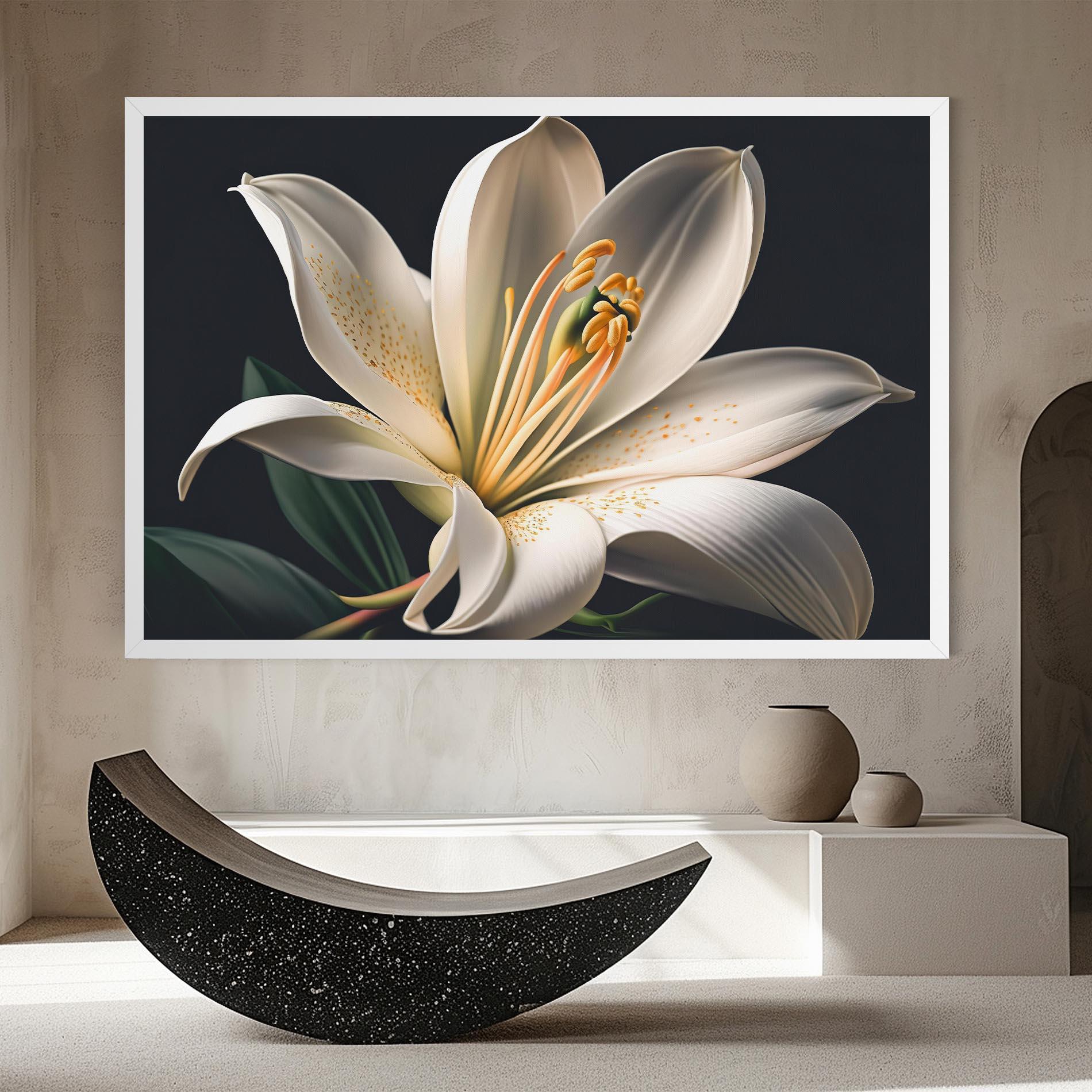 Tablou Canvas Big Lily View mockup 8