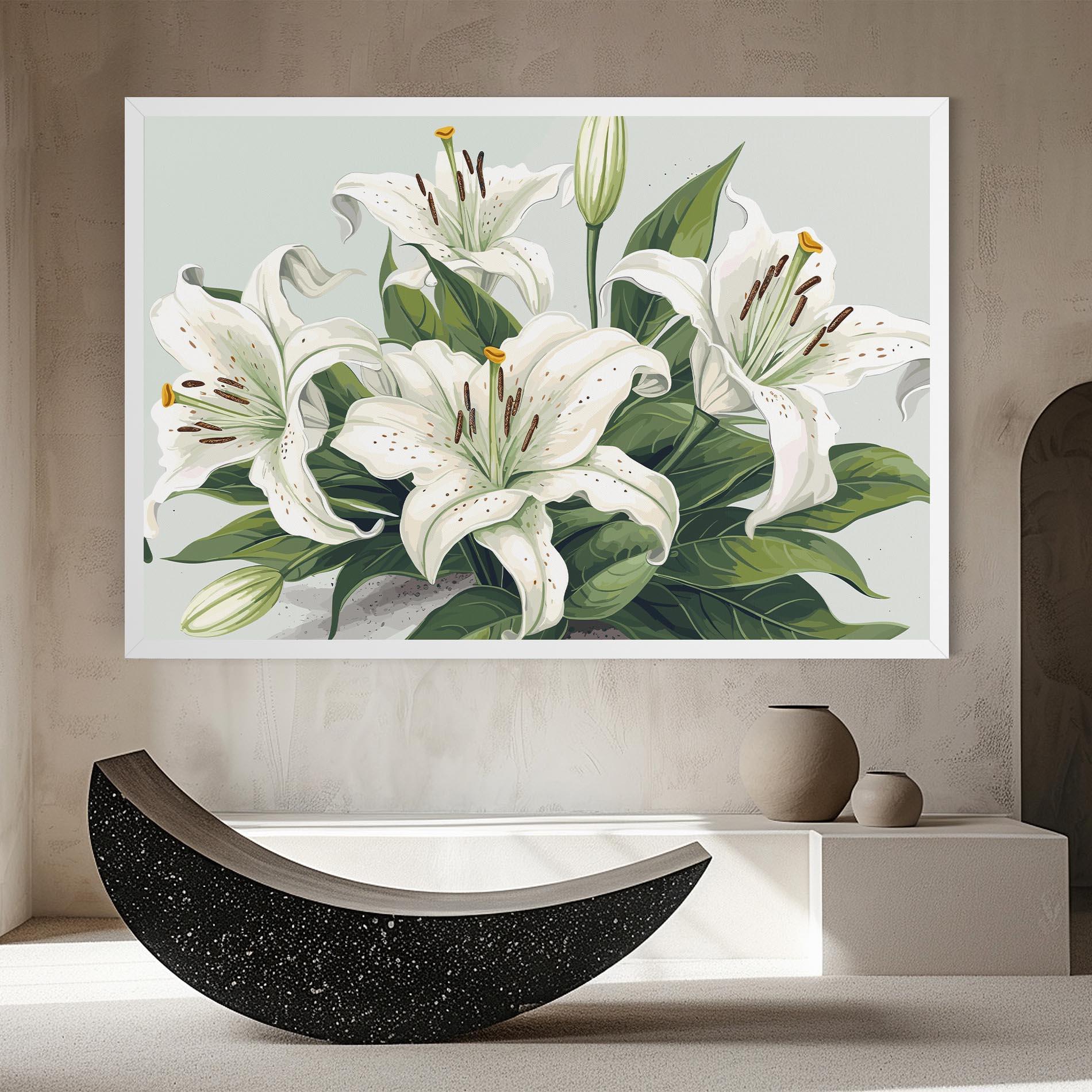 Tablou Canvas Light Lily Art mockup 8