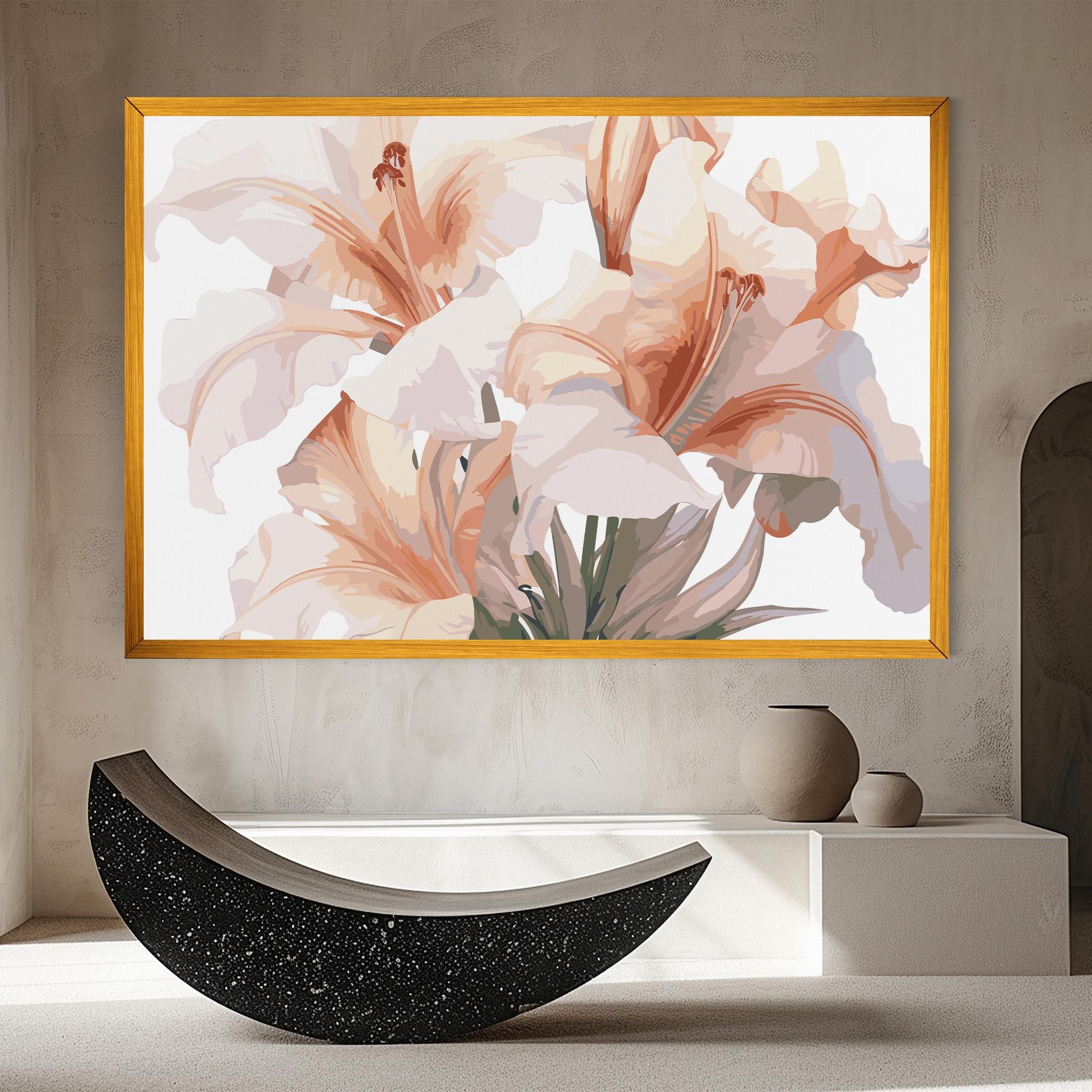 Tablou Canvas Light Pink Lily mockup 8