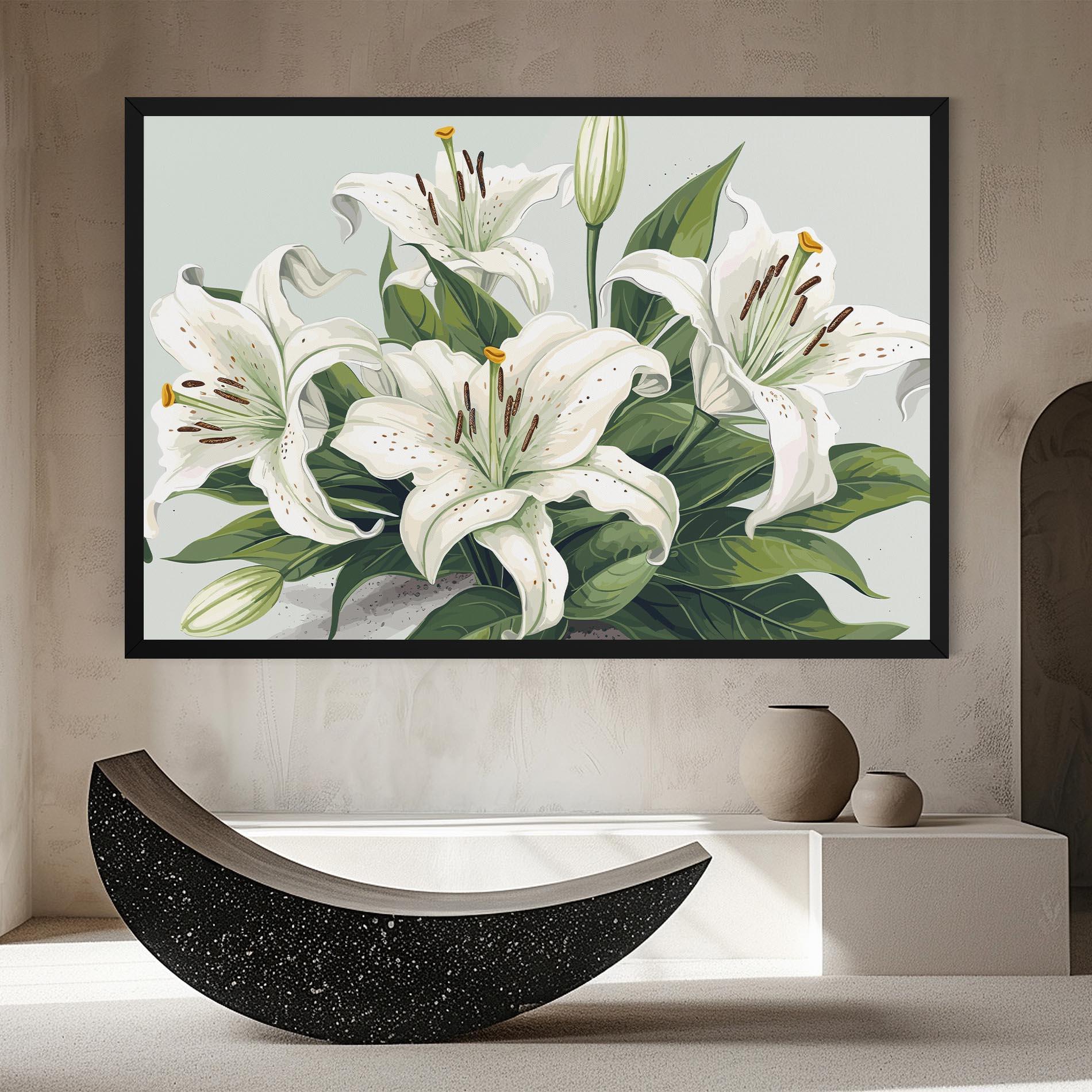 Tablou Canvas Light Lily Art mockup 8