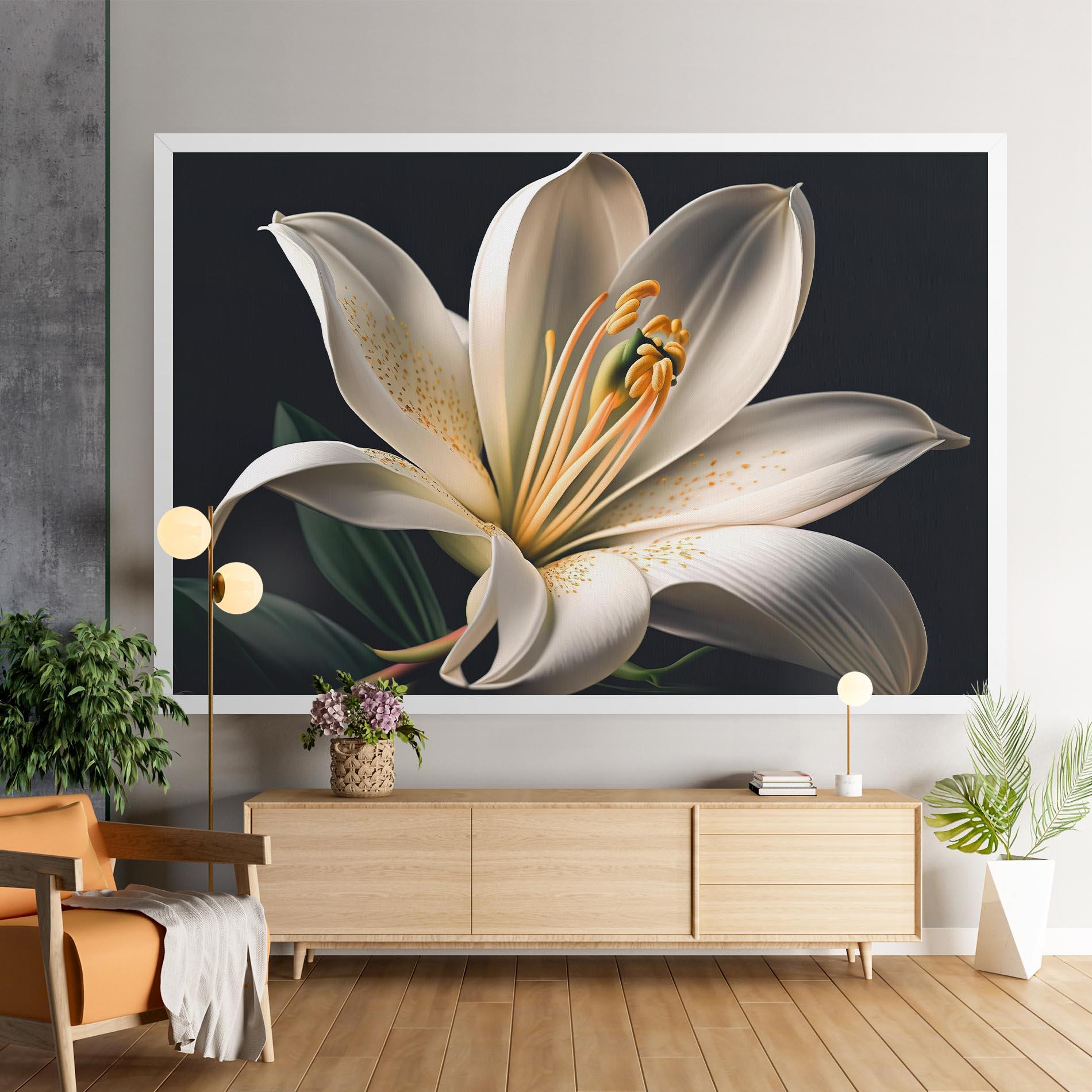 Tablou Canvas Big Lily View mockup 9