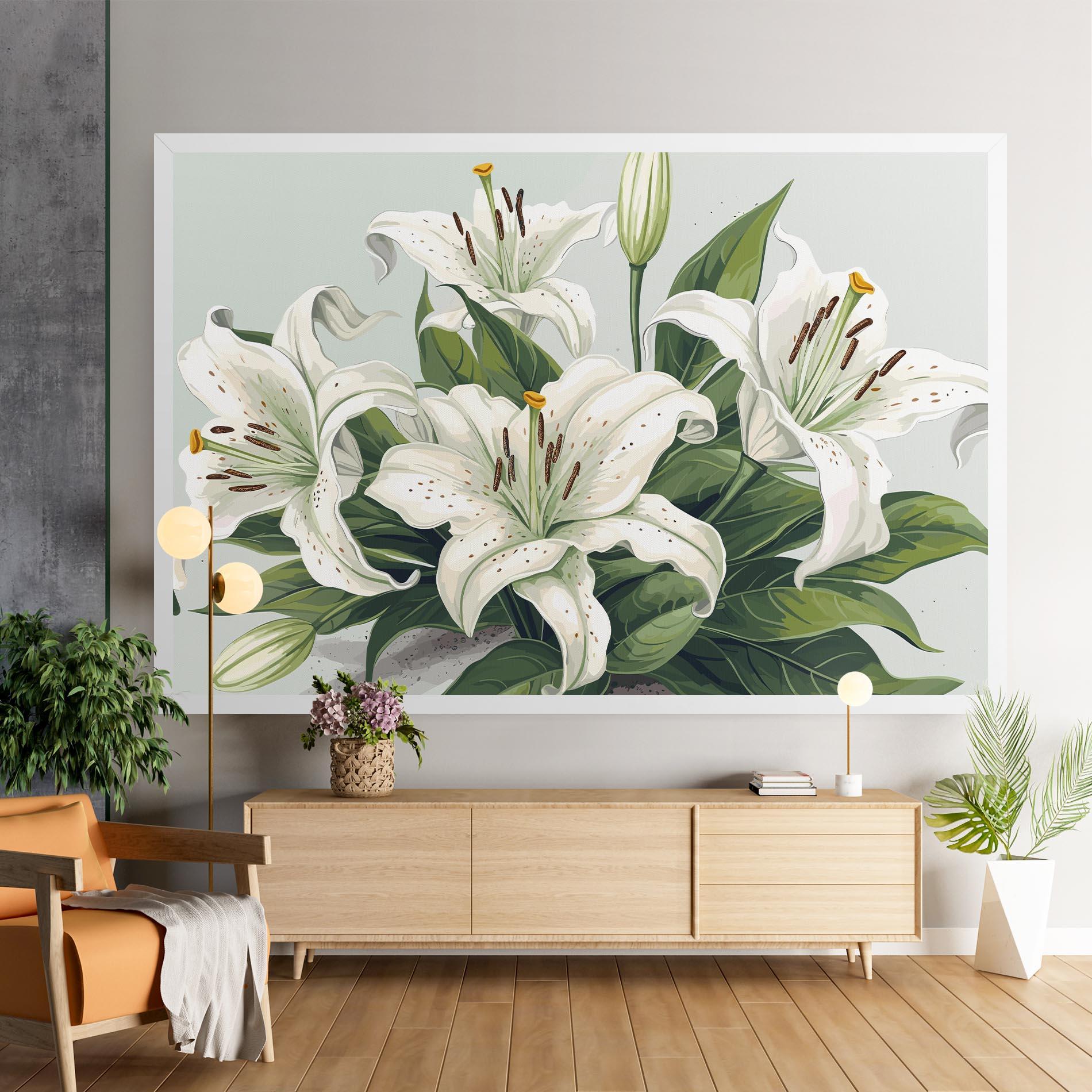 Tablou Canvas Light Lily Art mockup 9
