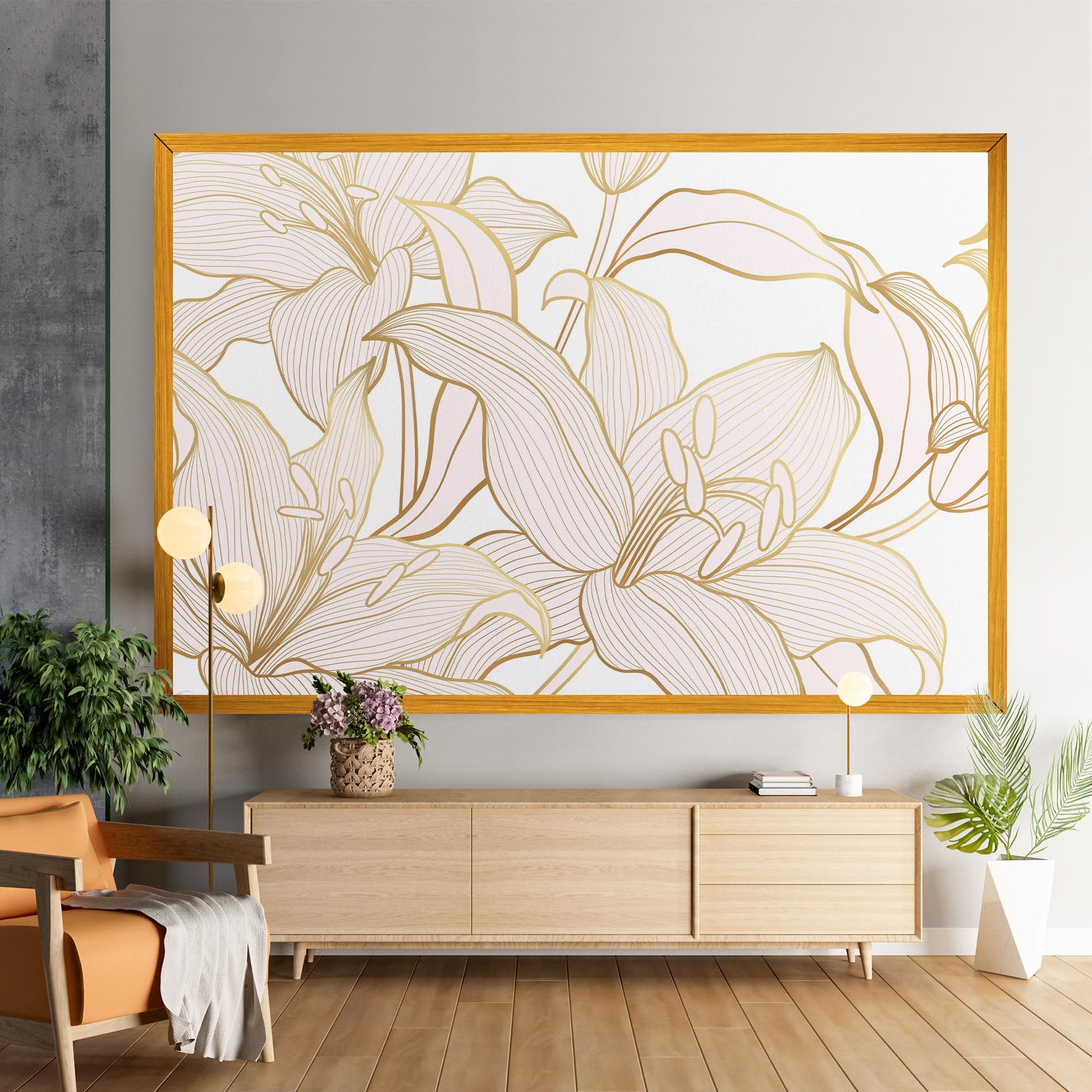 Gold Lily mockup 9