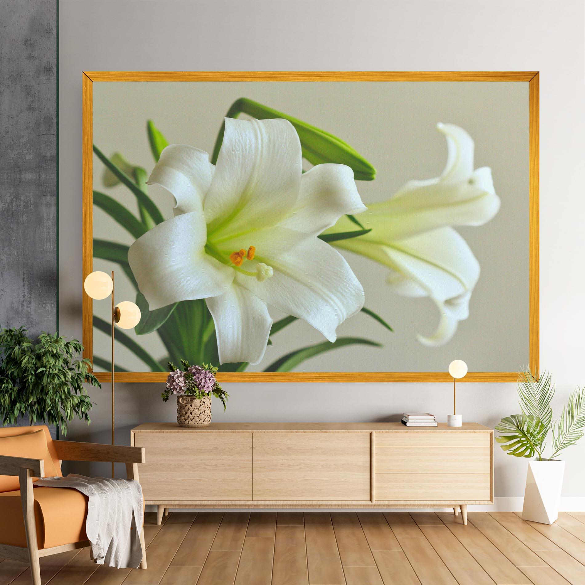 Tablou Canvas Green Lily mockup 9