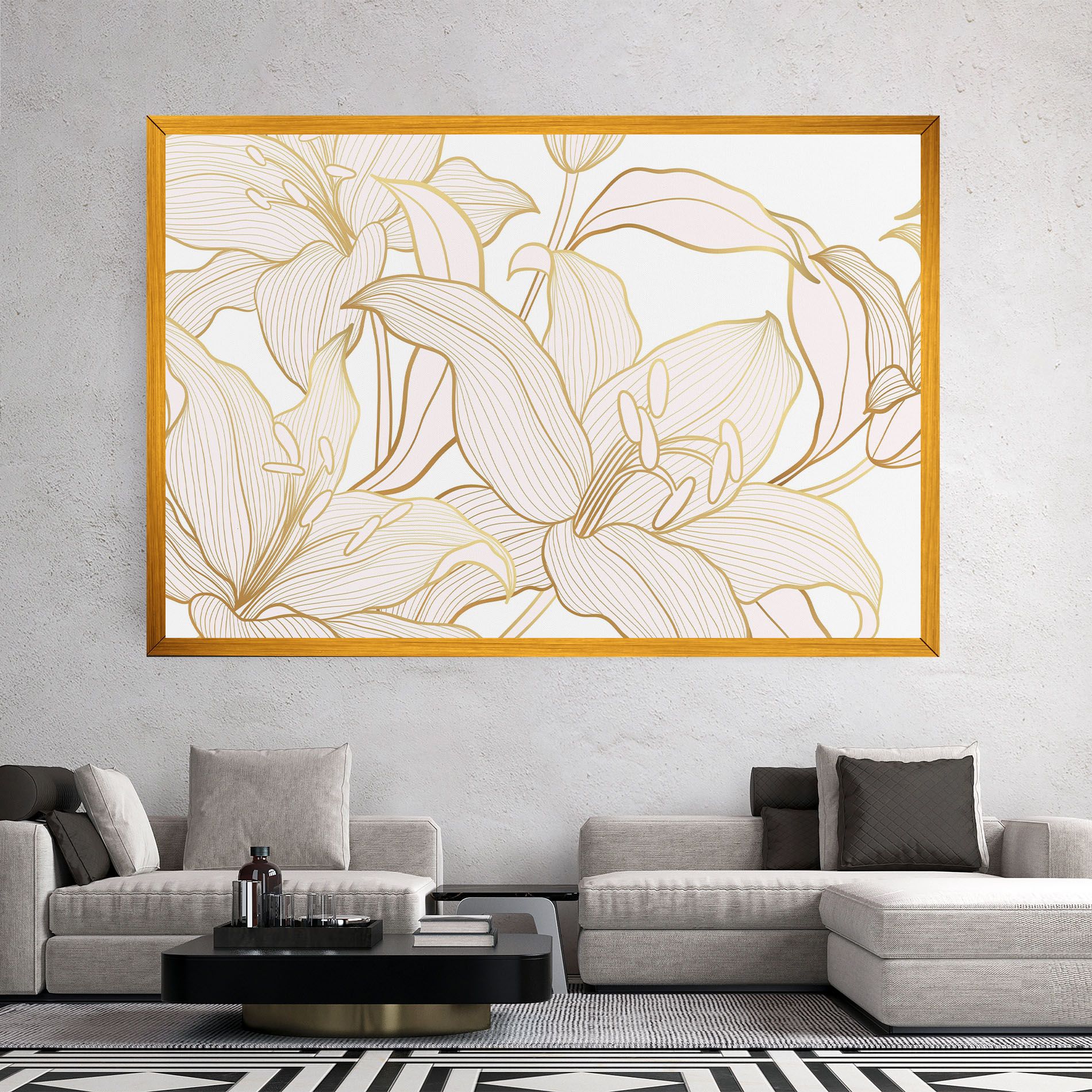Gold Lily mockup 2