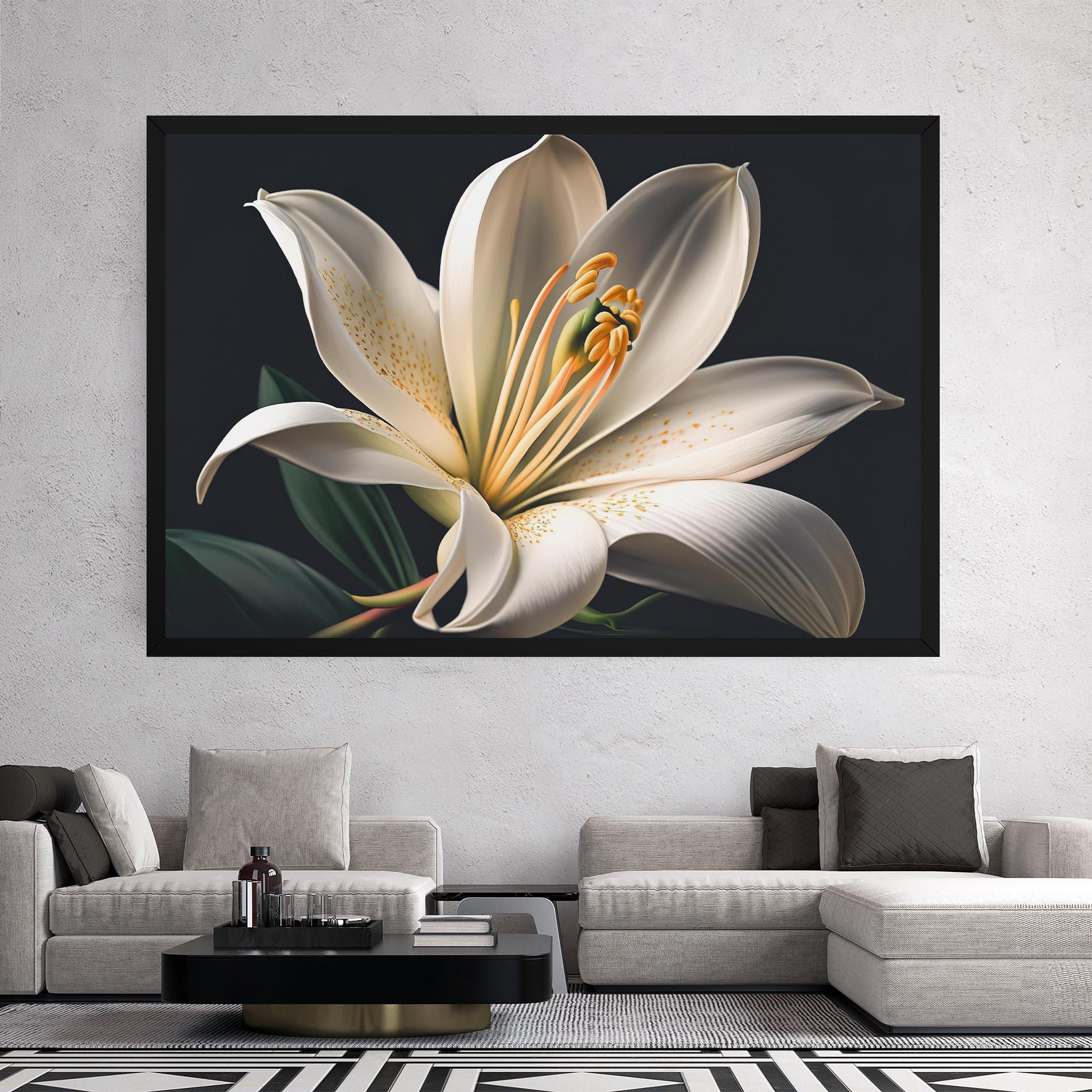 Tablou Canvas Big Lily View mockup 2