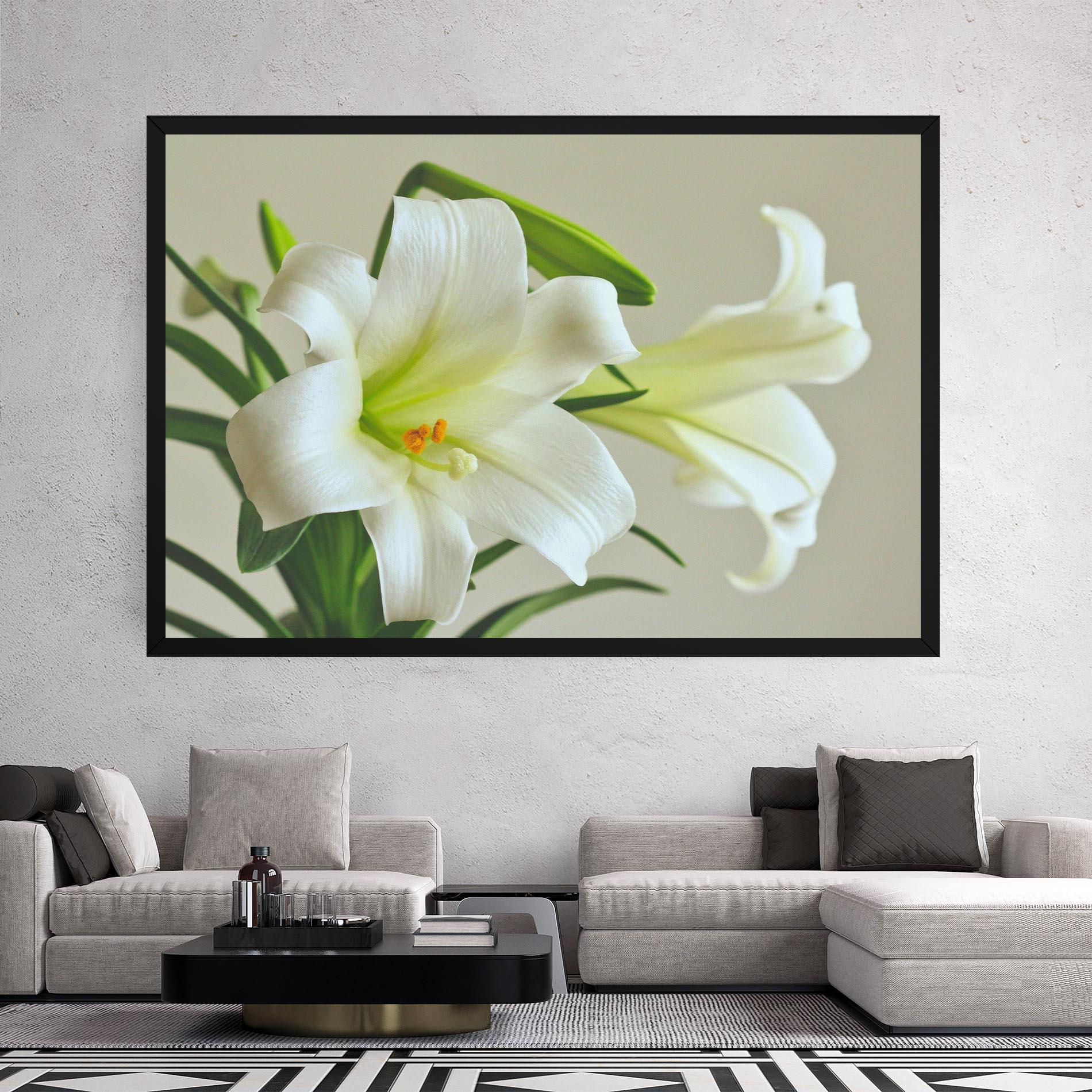 Tablou Canvas Green Lily mockup 2