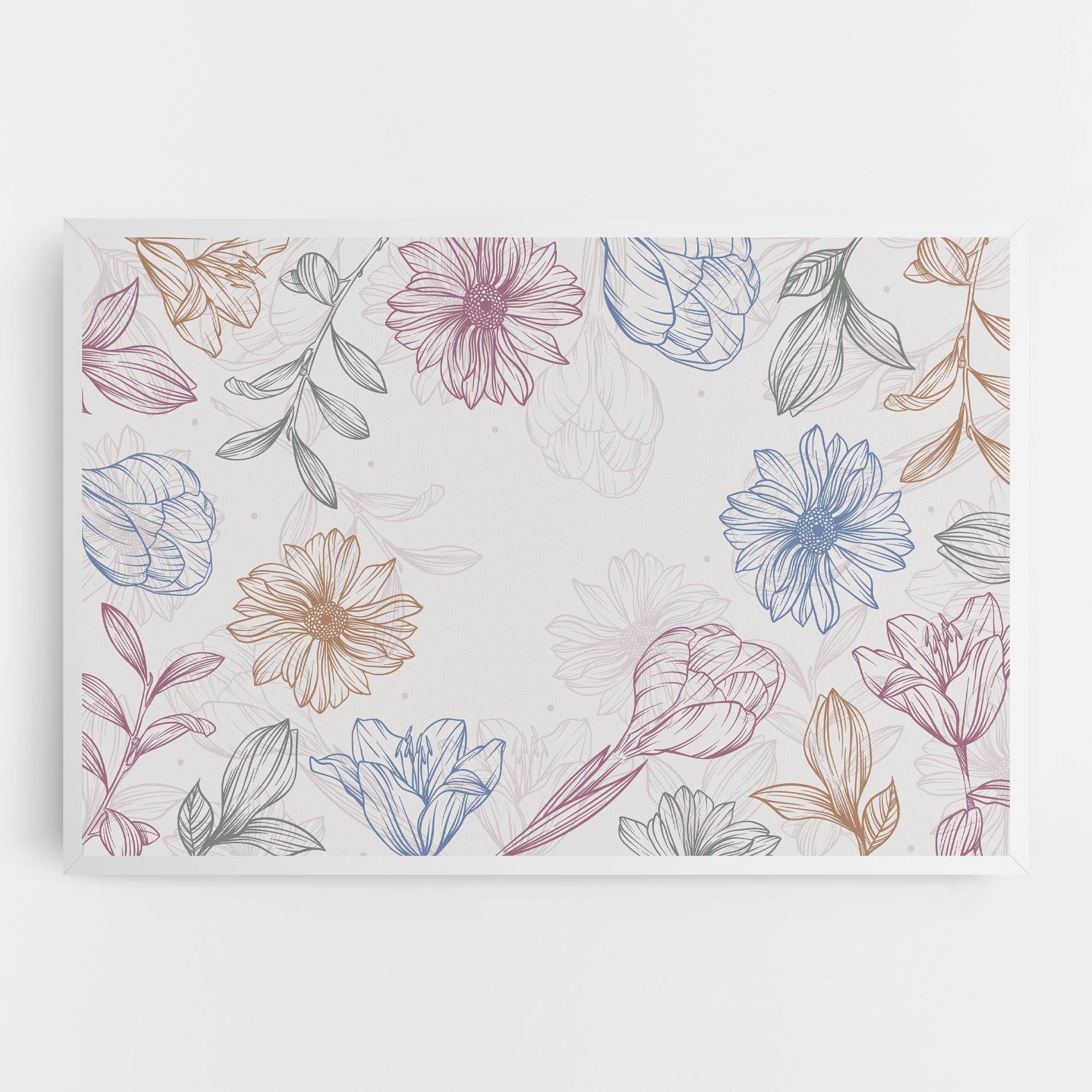 Tablou Canvas Color Line Mix mockup 0