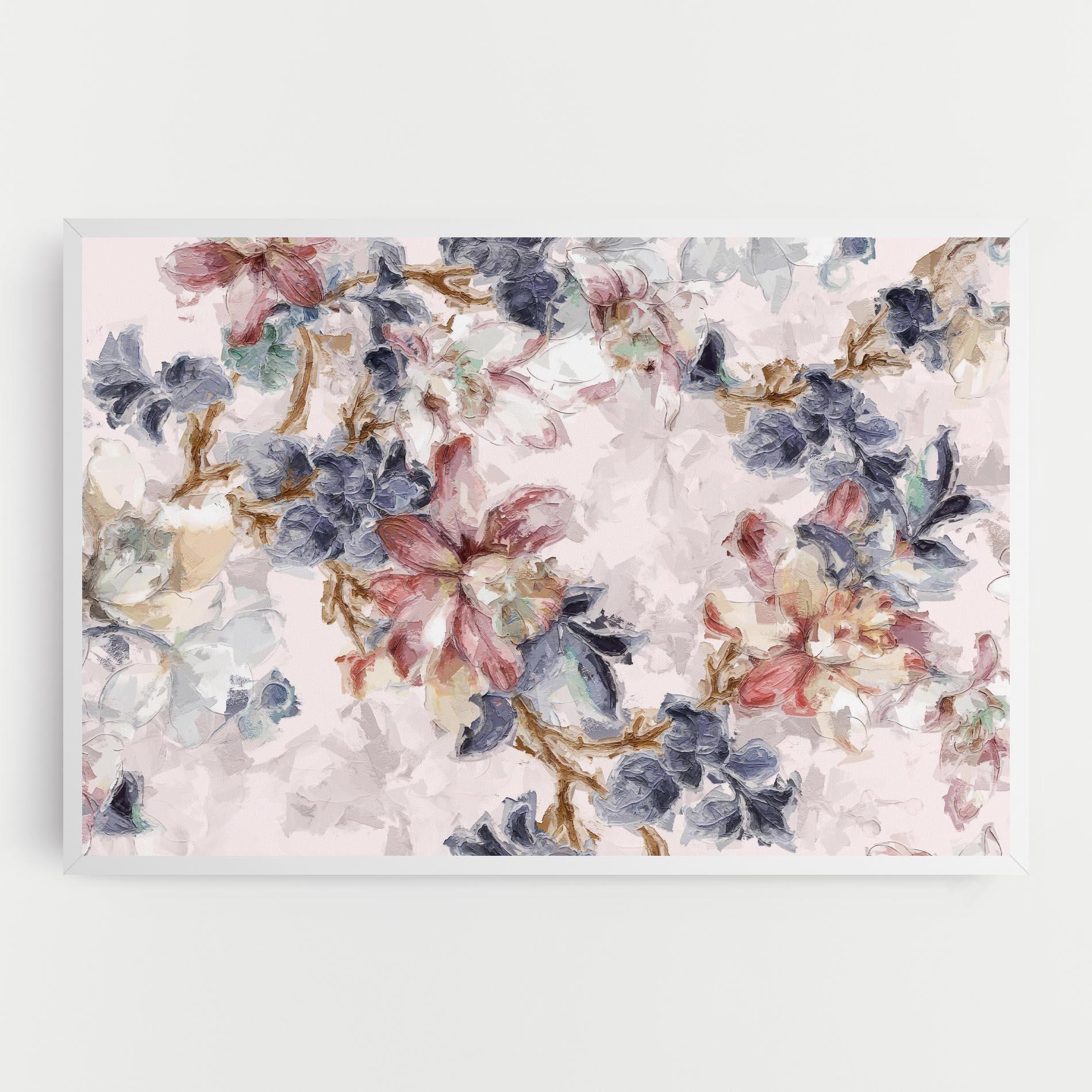 Tablou Canvas Painted Flowers mockup 0