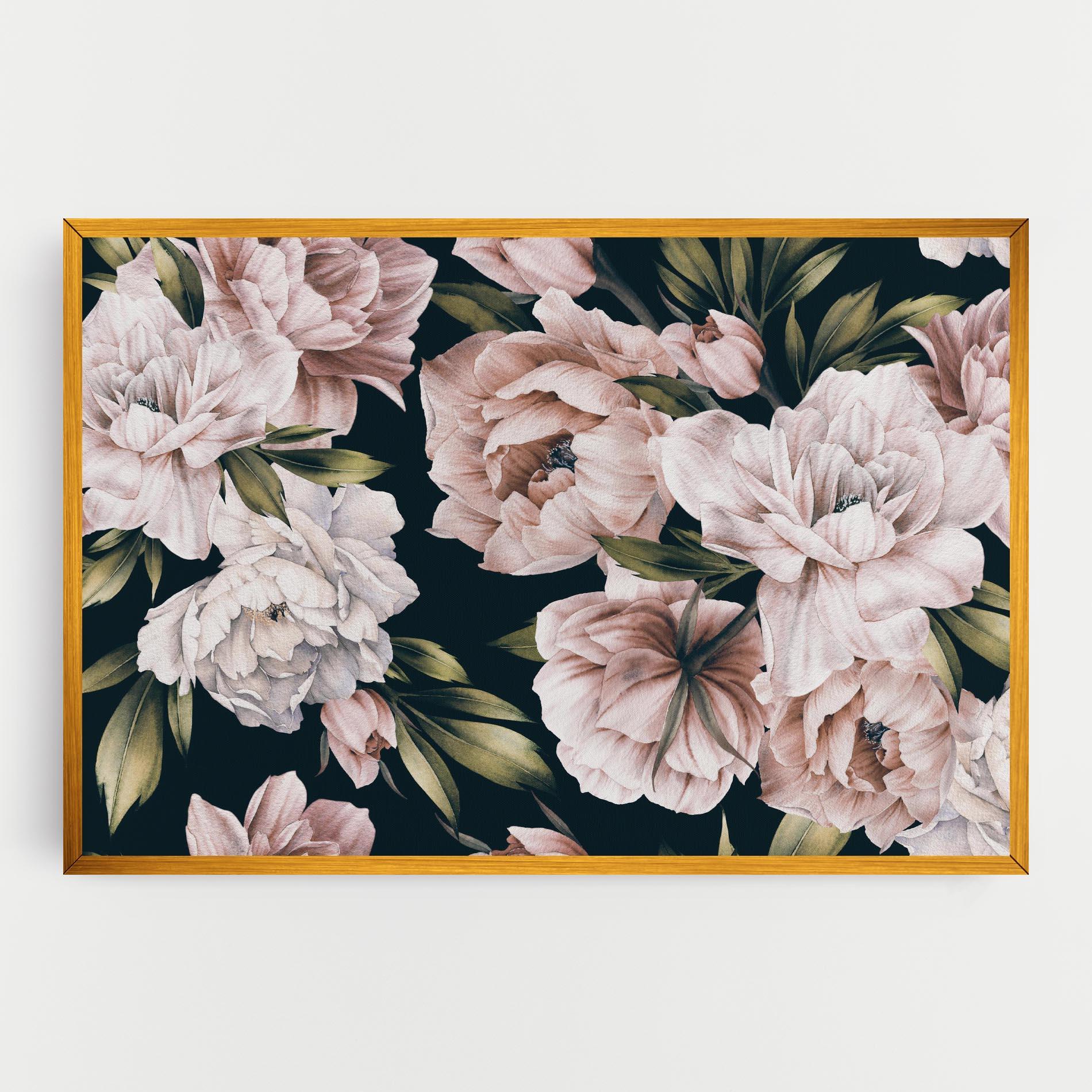 Tablou Canvas Flori De Bujori mockup 0