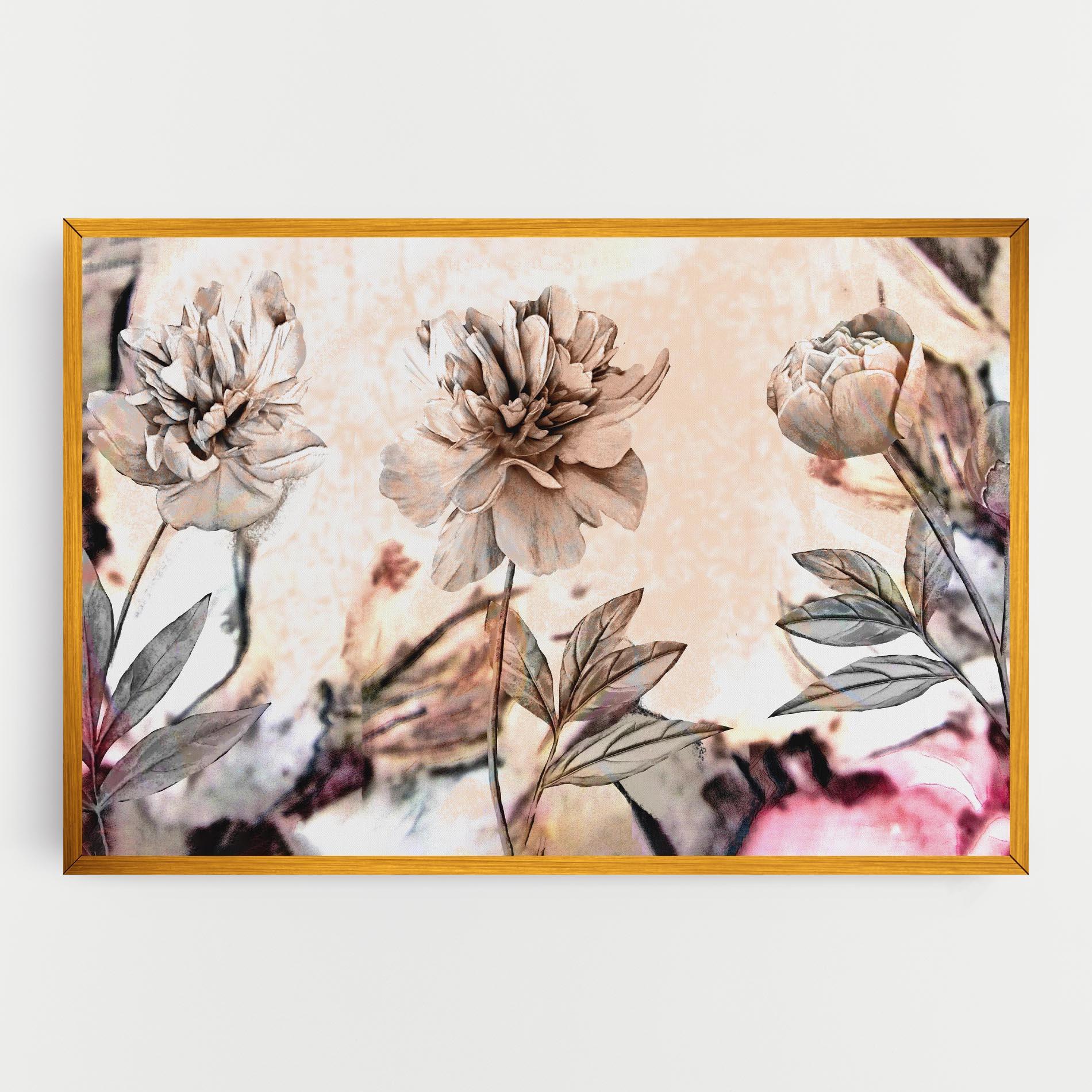 Tablou Canvas Painted Roses mockup 0