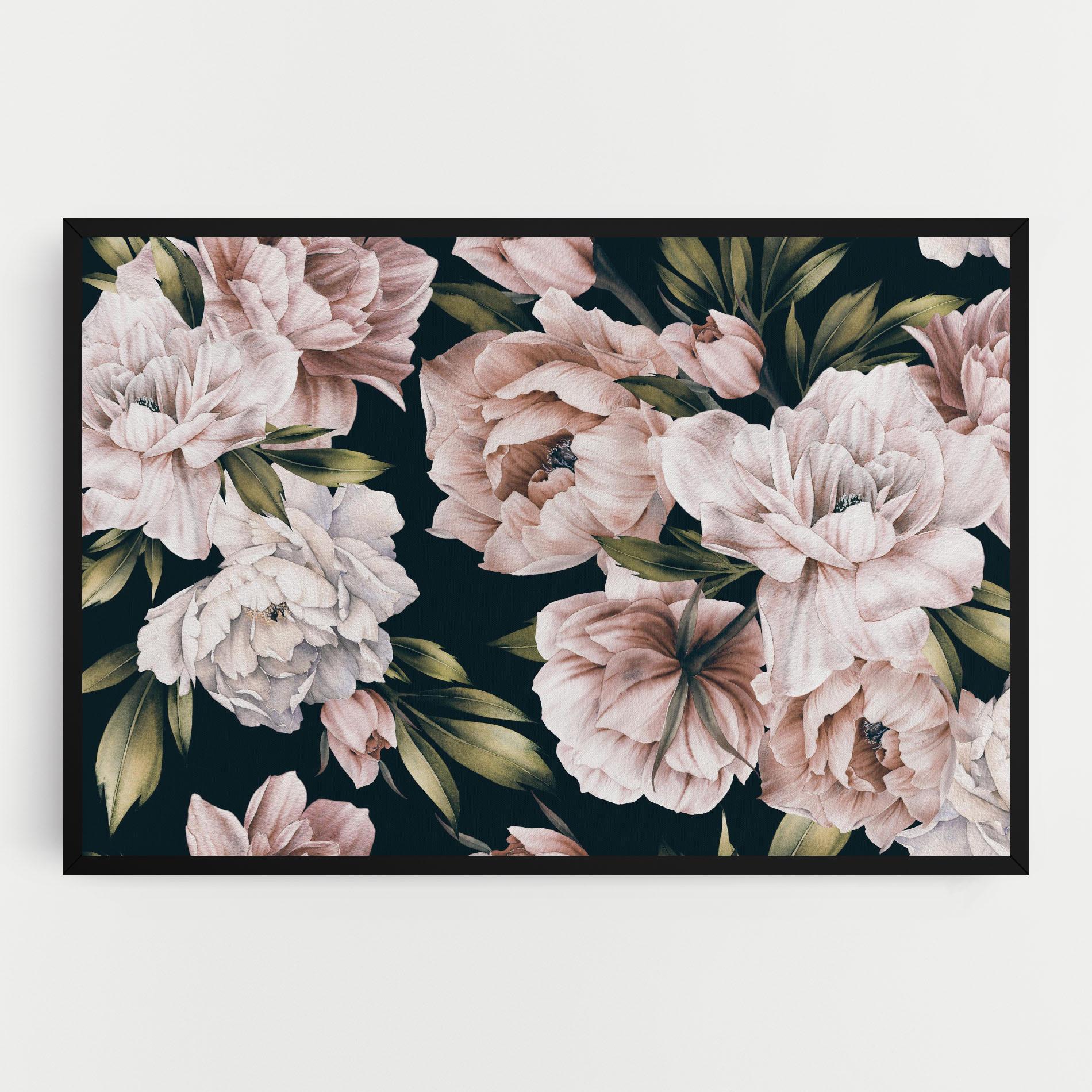 Tablou Canvas Flori De Bujori mockup 0