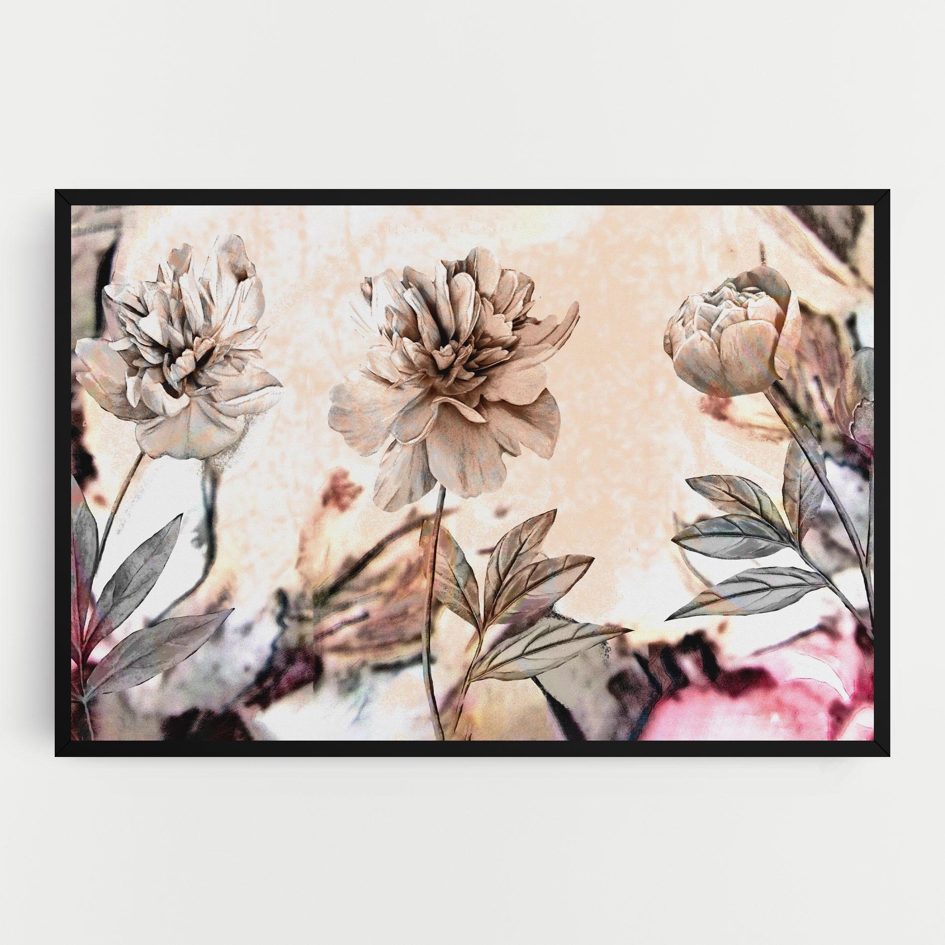 Tablou Canvas Painted Roses mockup 0