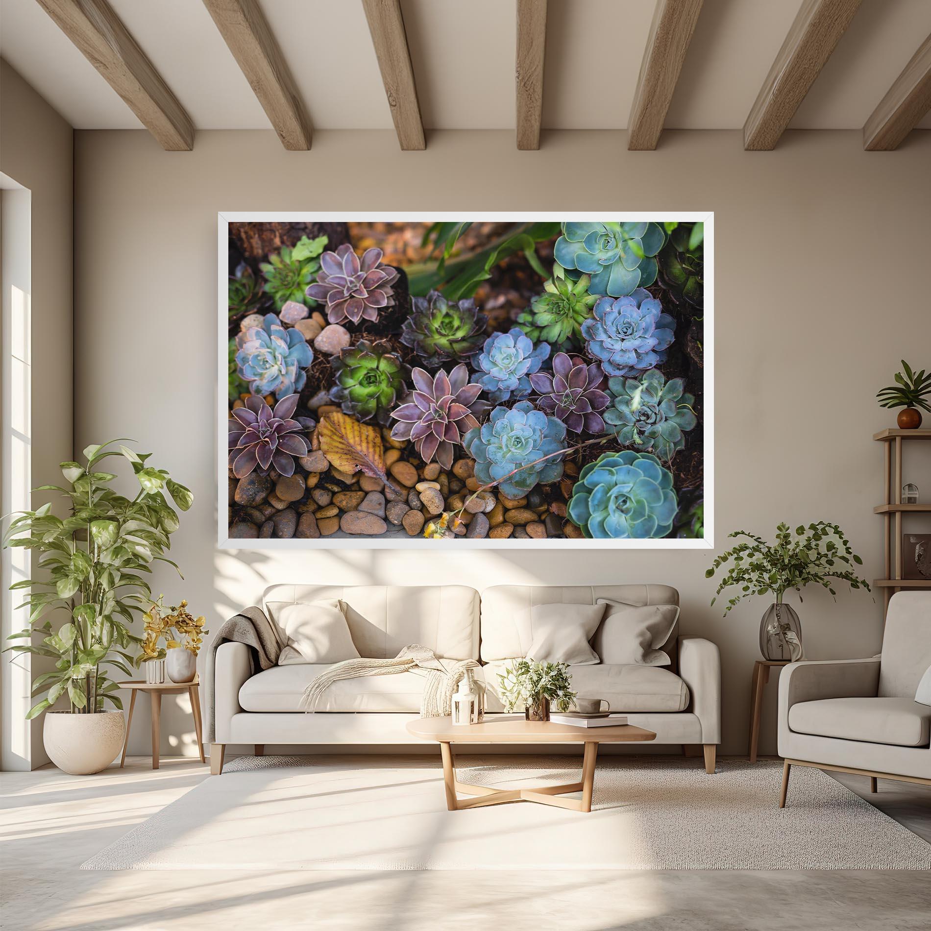 Tablou Canvas Colorful Flowers mockup 6