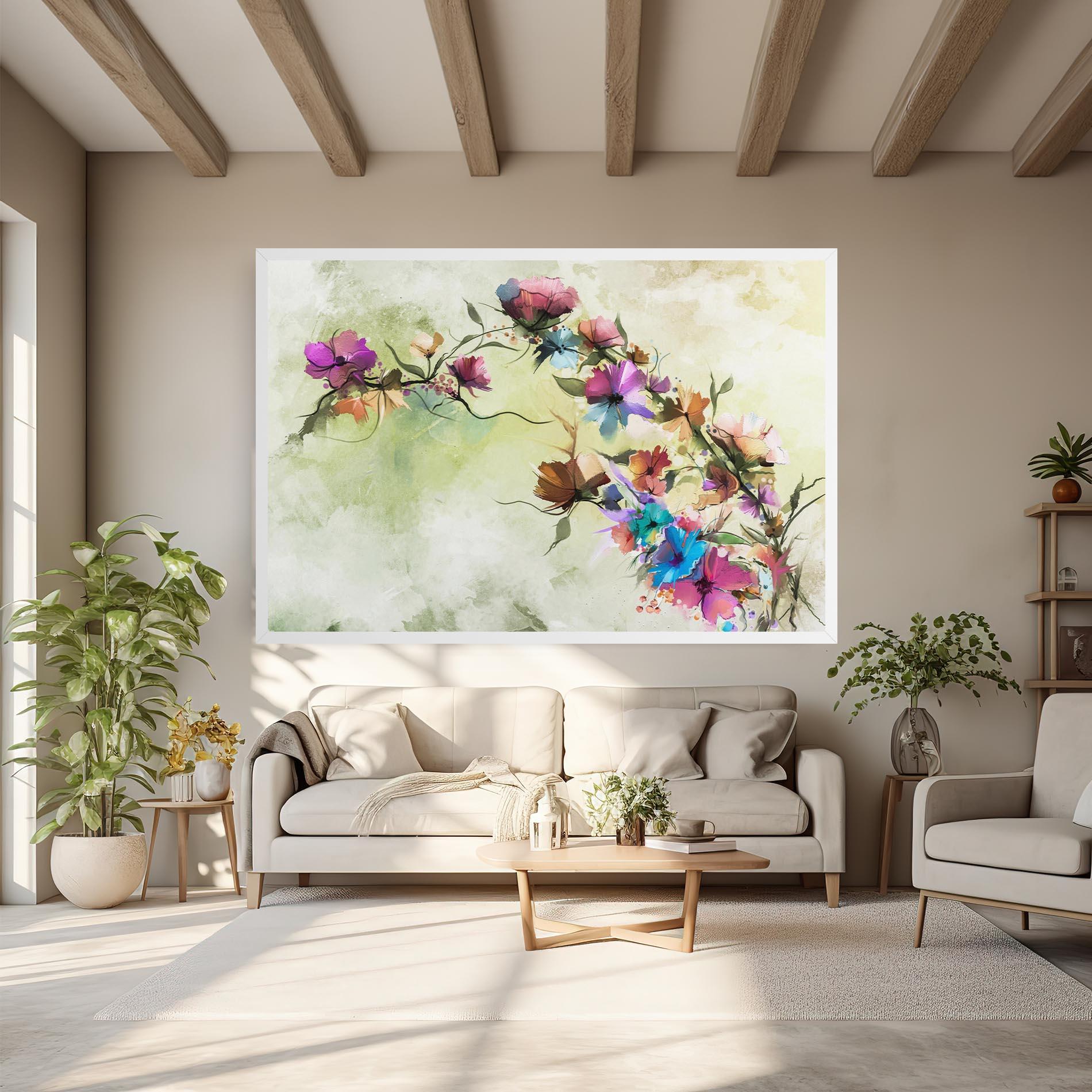 Tablou Canvas Ramura Cu Flori mockup 6