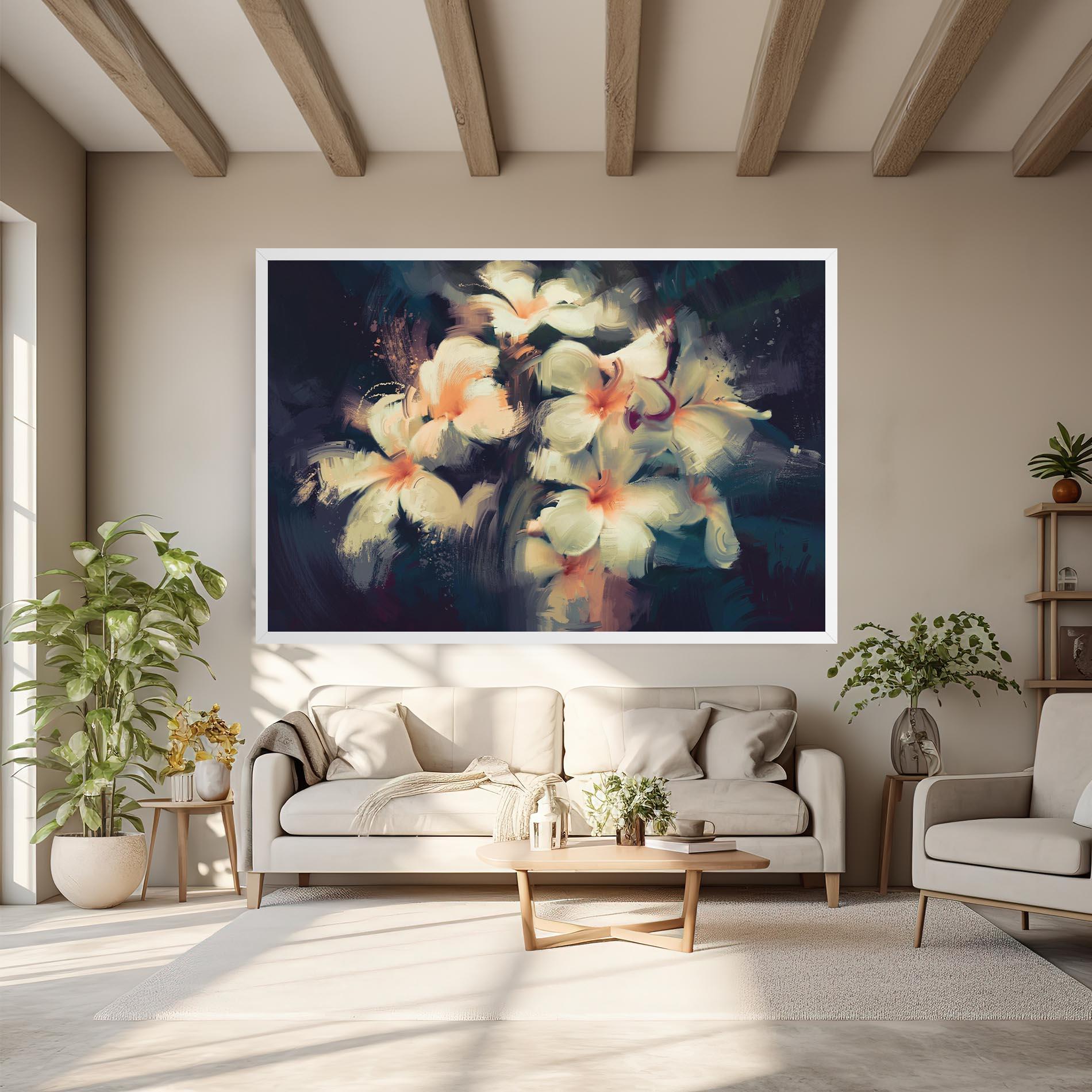 Tablou Canvas White Lilys mockup 6