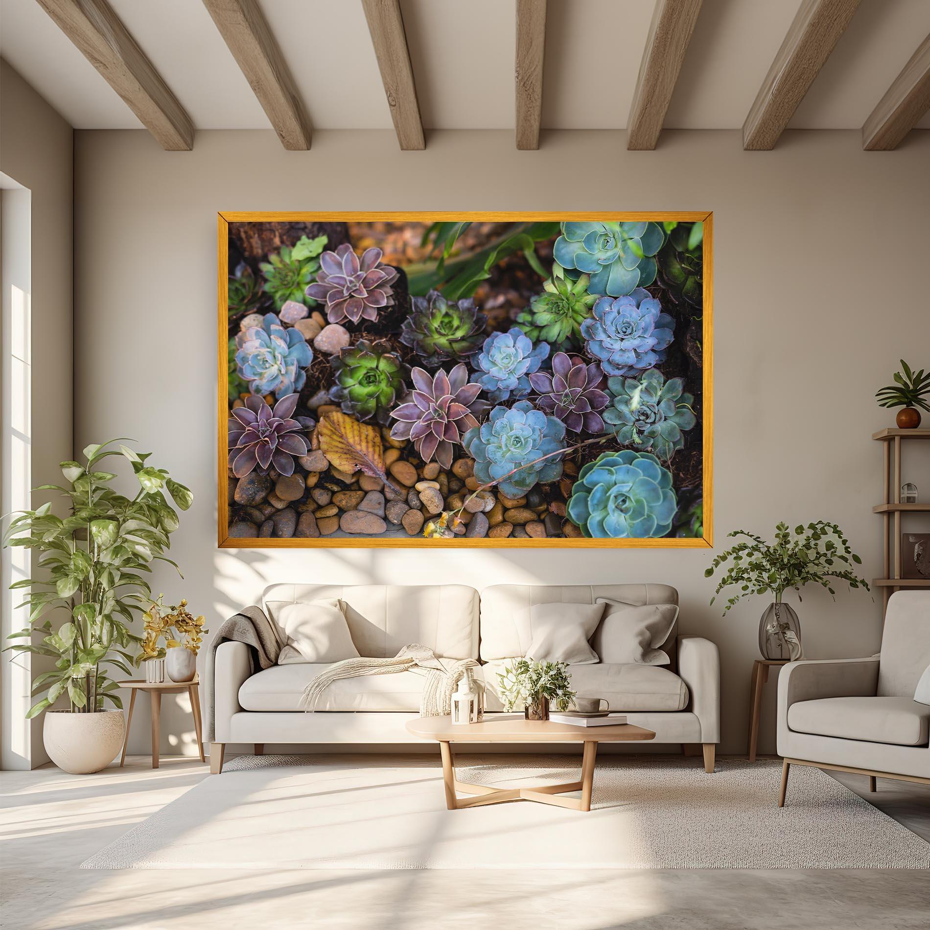 Tablou Canvas Colorful Flowers mockup 6