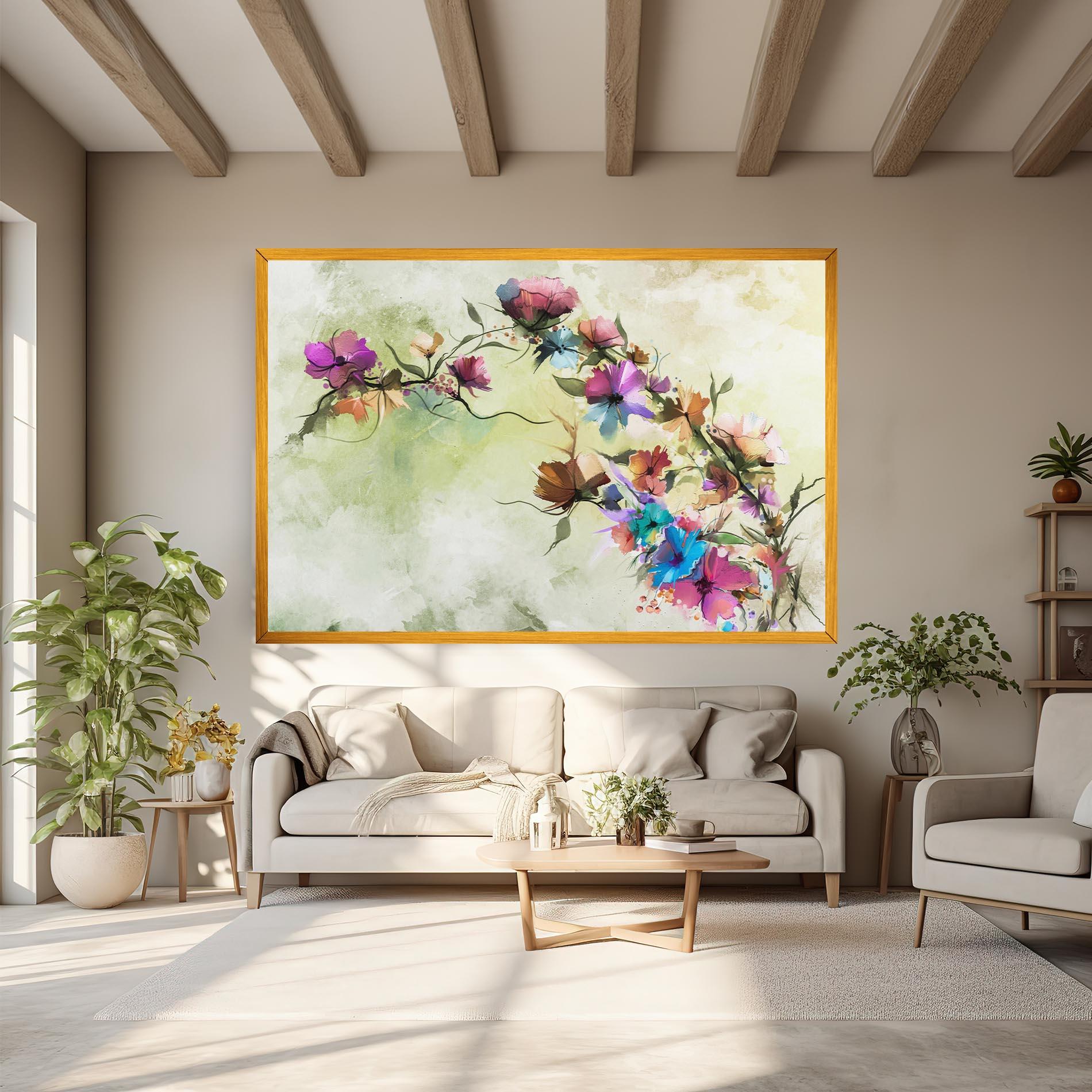 Tablou Canvas Ramura Cu Flori mockup 6