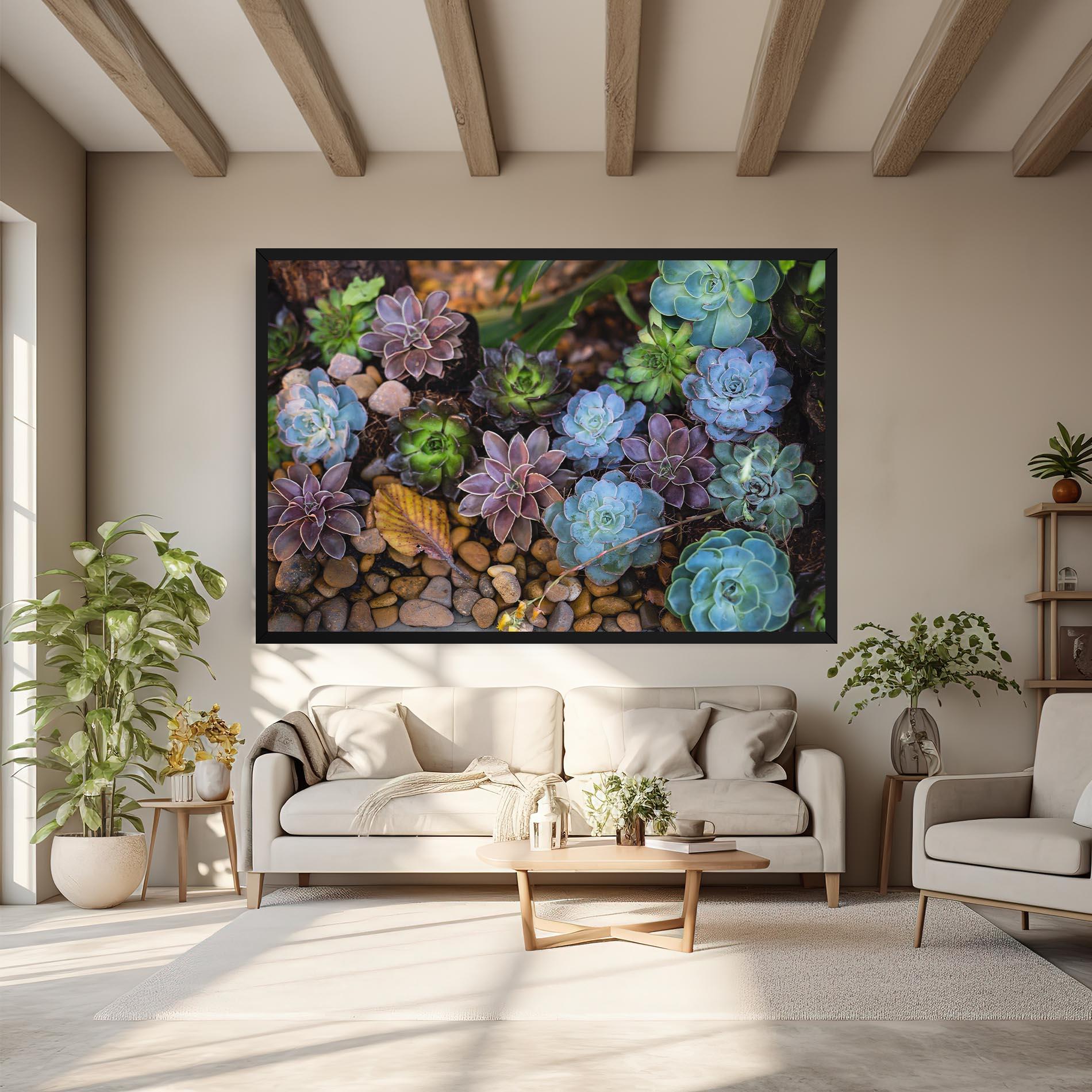 Tablou Canvas Colorful Flowers mockup 6