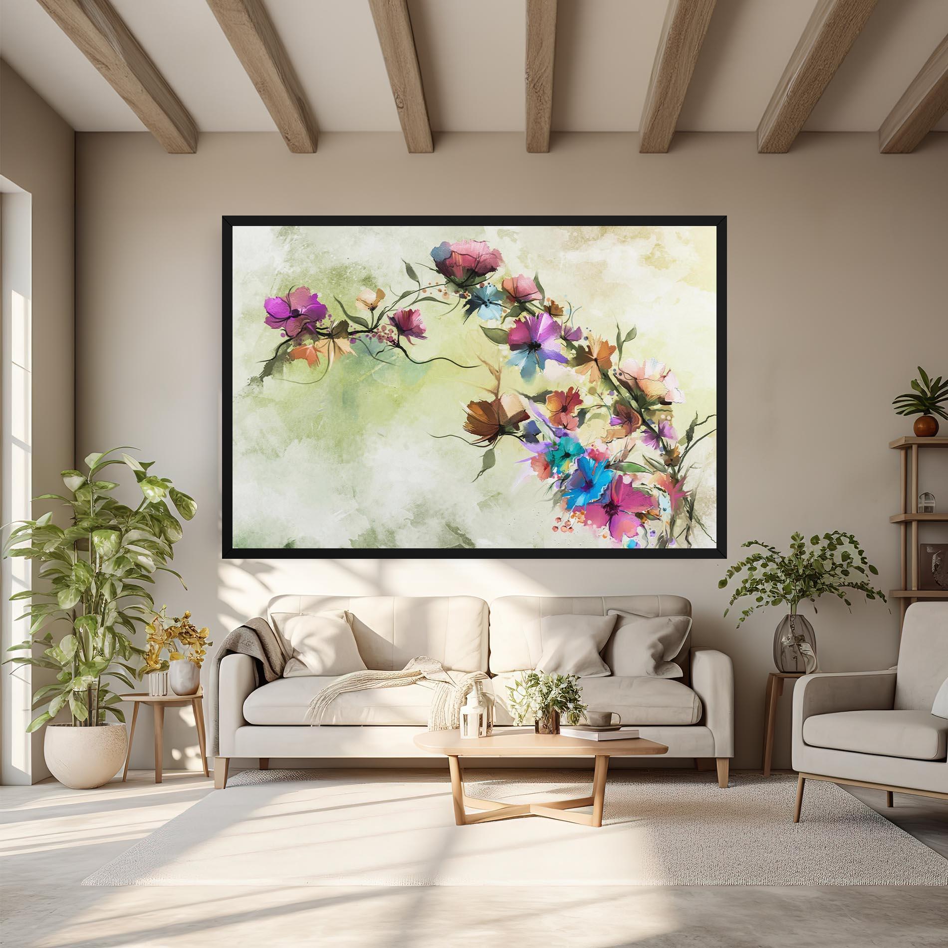 Tablou Canvas Ramura Cu Flori mockup 6