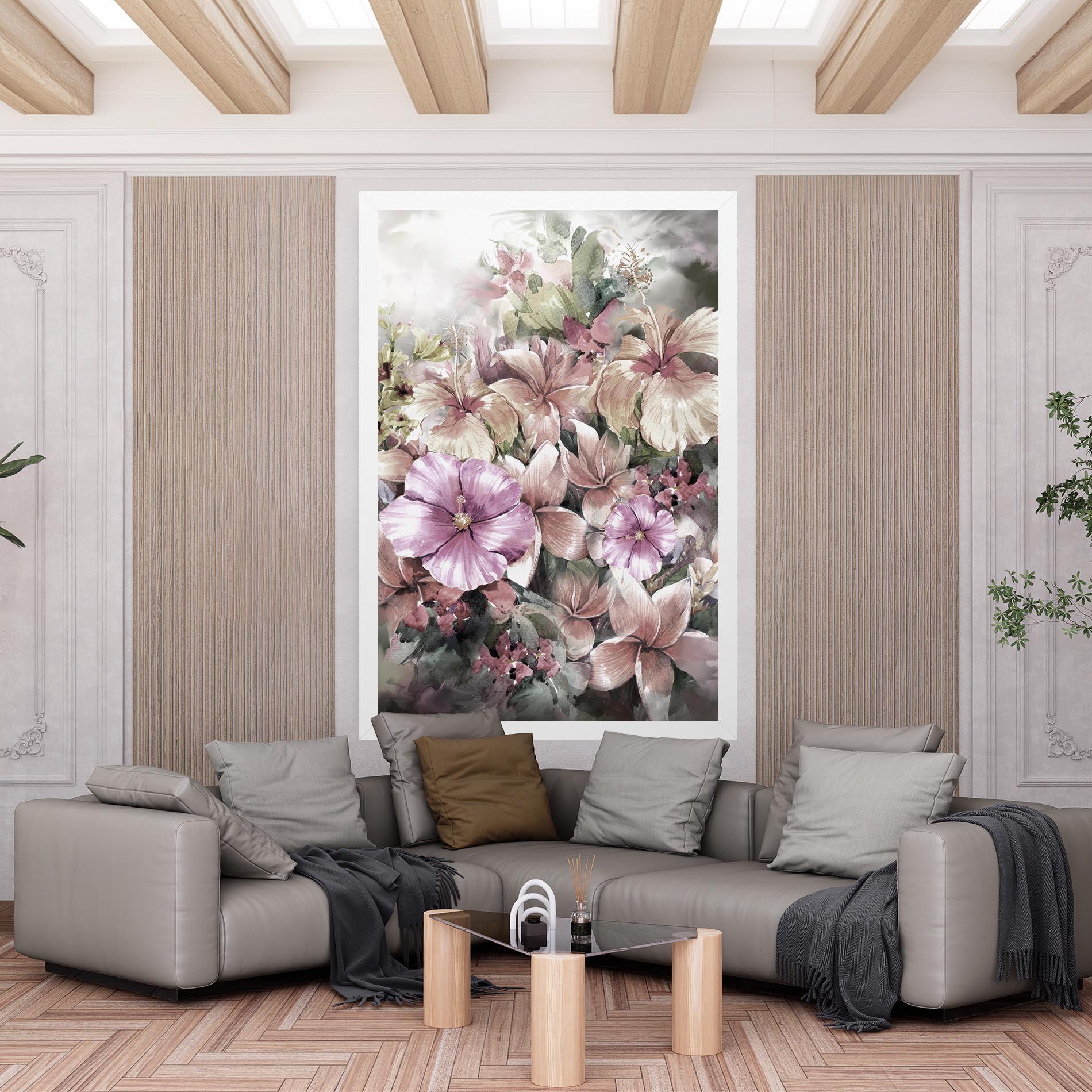 Tablou Canvas Contrastul De Flori mockup 6