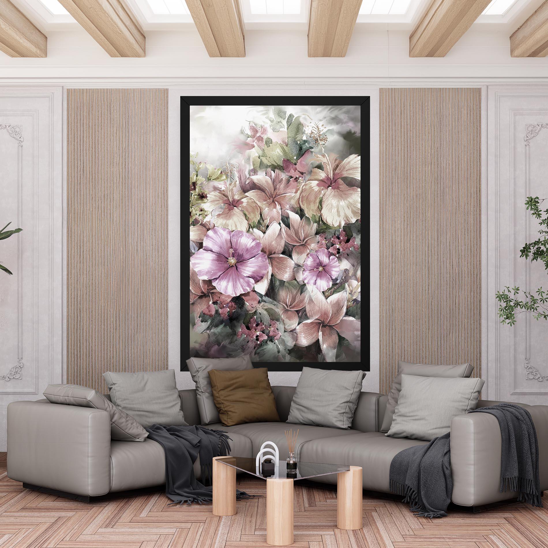 Tablou Canvas Contrastul De Flori mockup 6