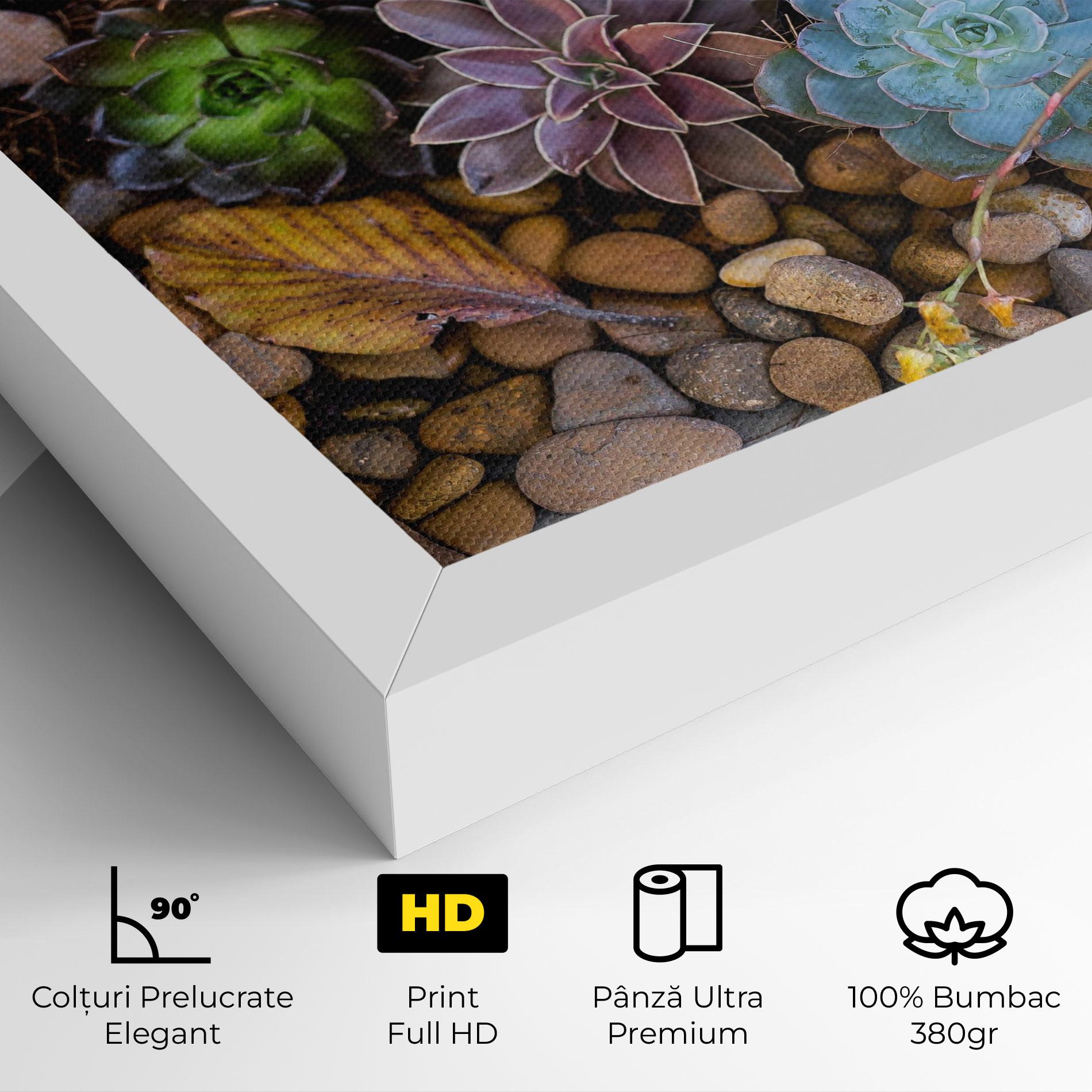 Tablou Canvas Colorful Flowers mockup 4