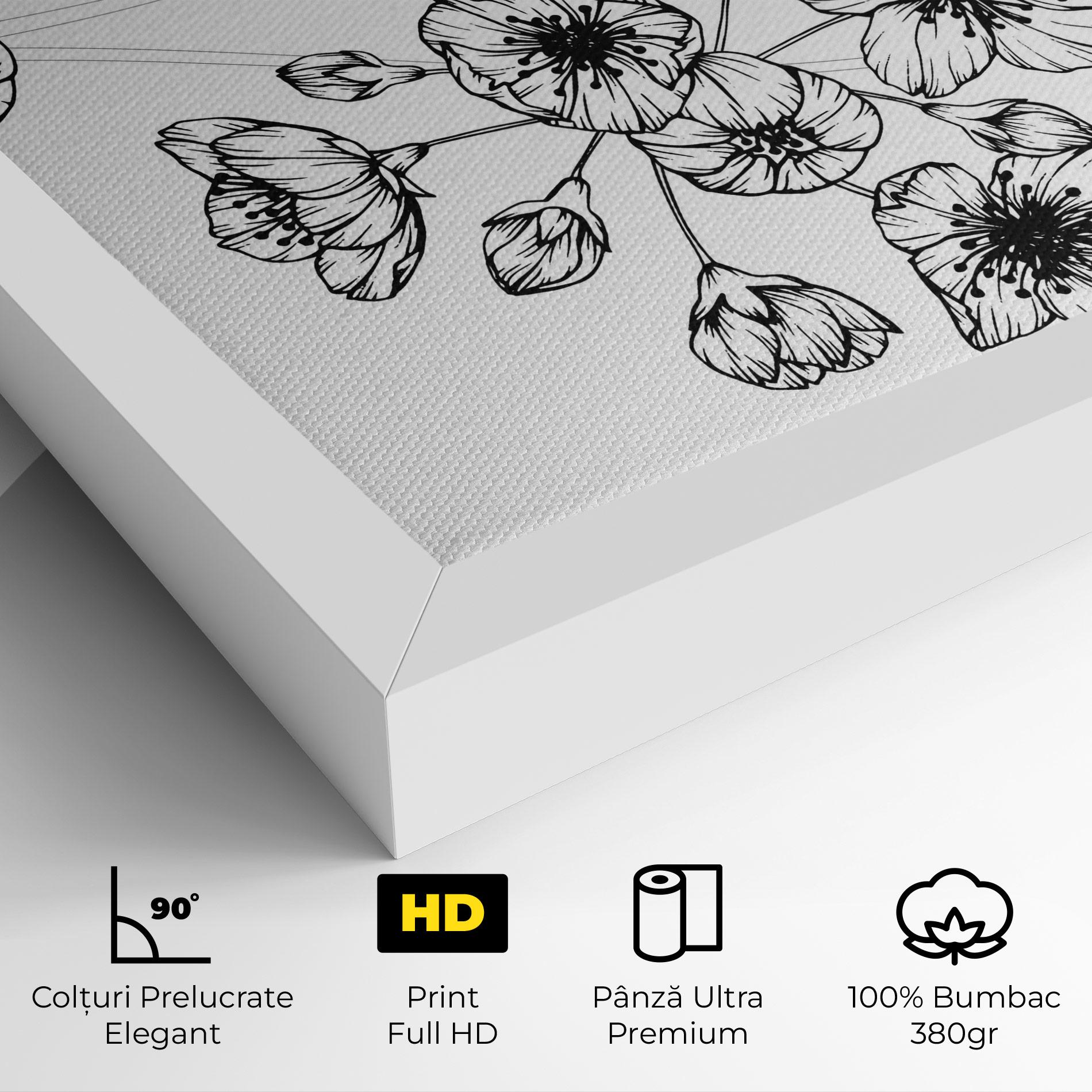 Tablou Canvas Sakura Line mockup 4
