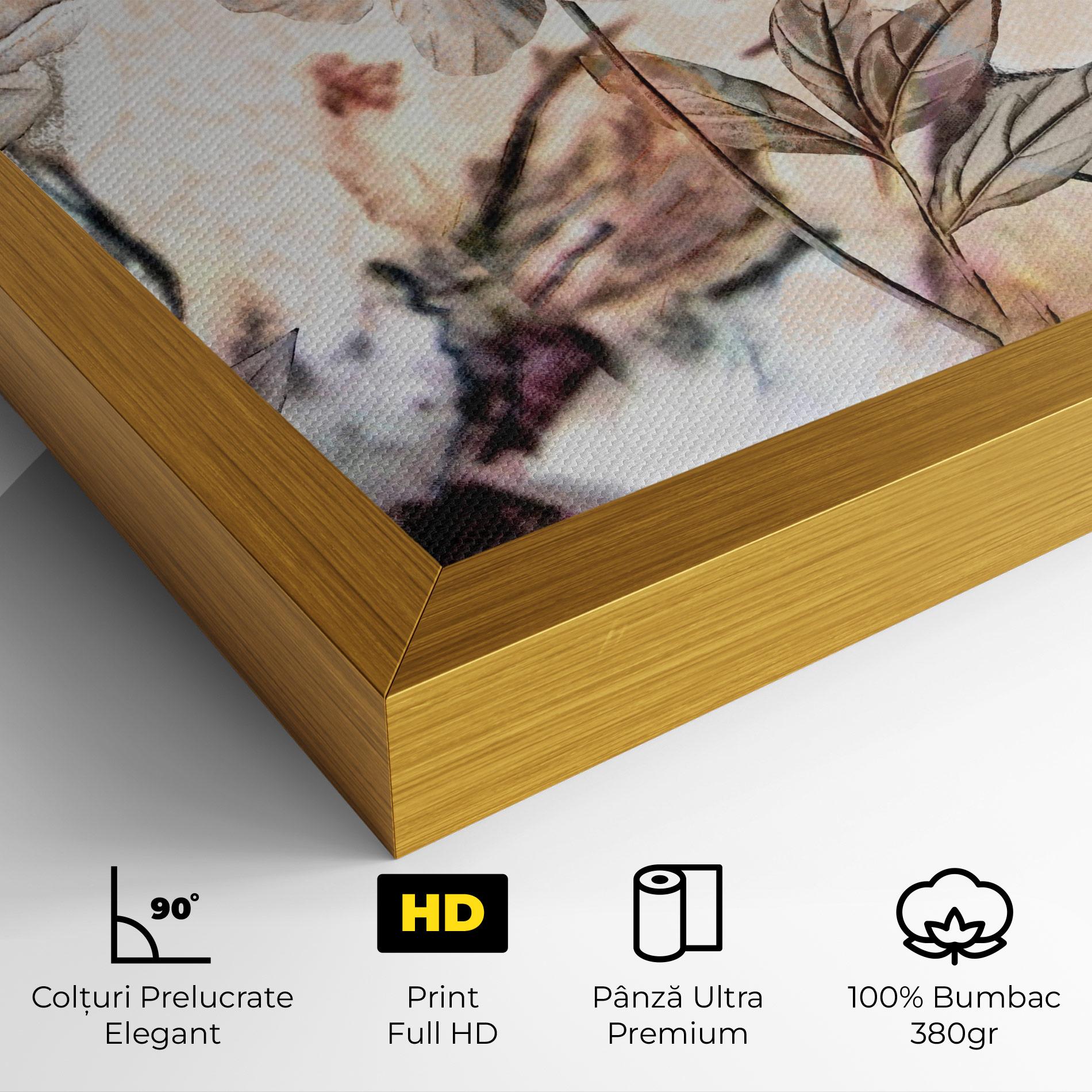 Tablou Canvas Painted Roses mockup 4