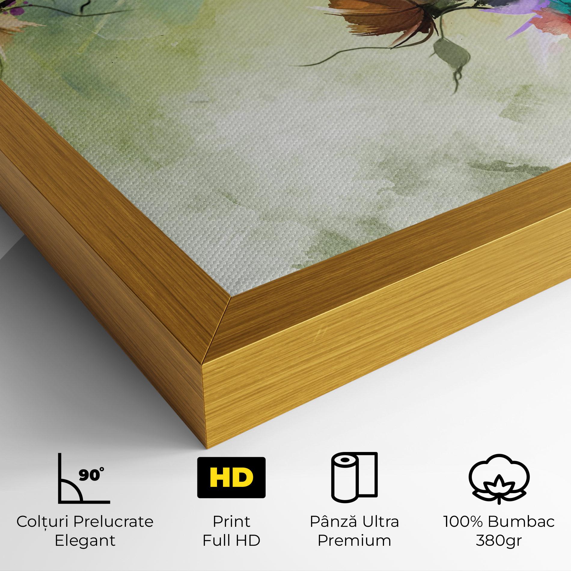 Tablou Canvas Ramura Cu Flori mockup 4