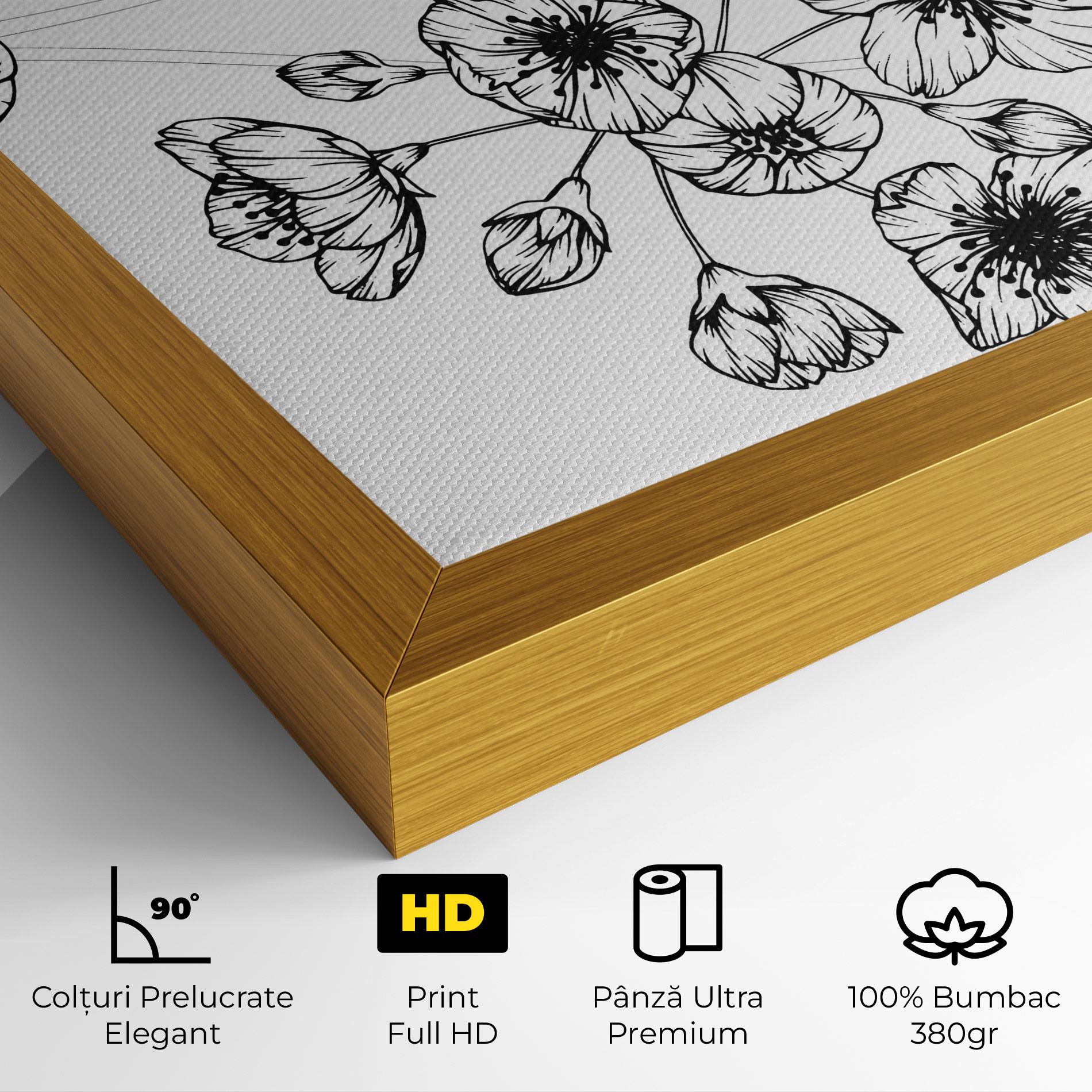 Tablou Canvas Sakura Line mockup 4