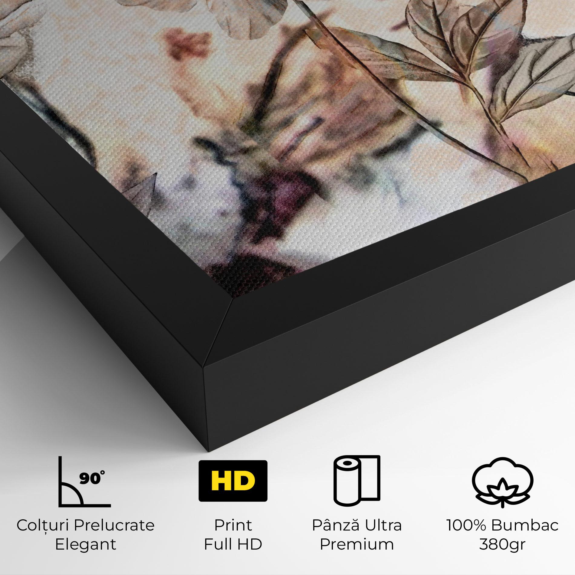 Tablou Canvas Painted Roses mockup 4