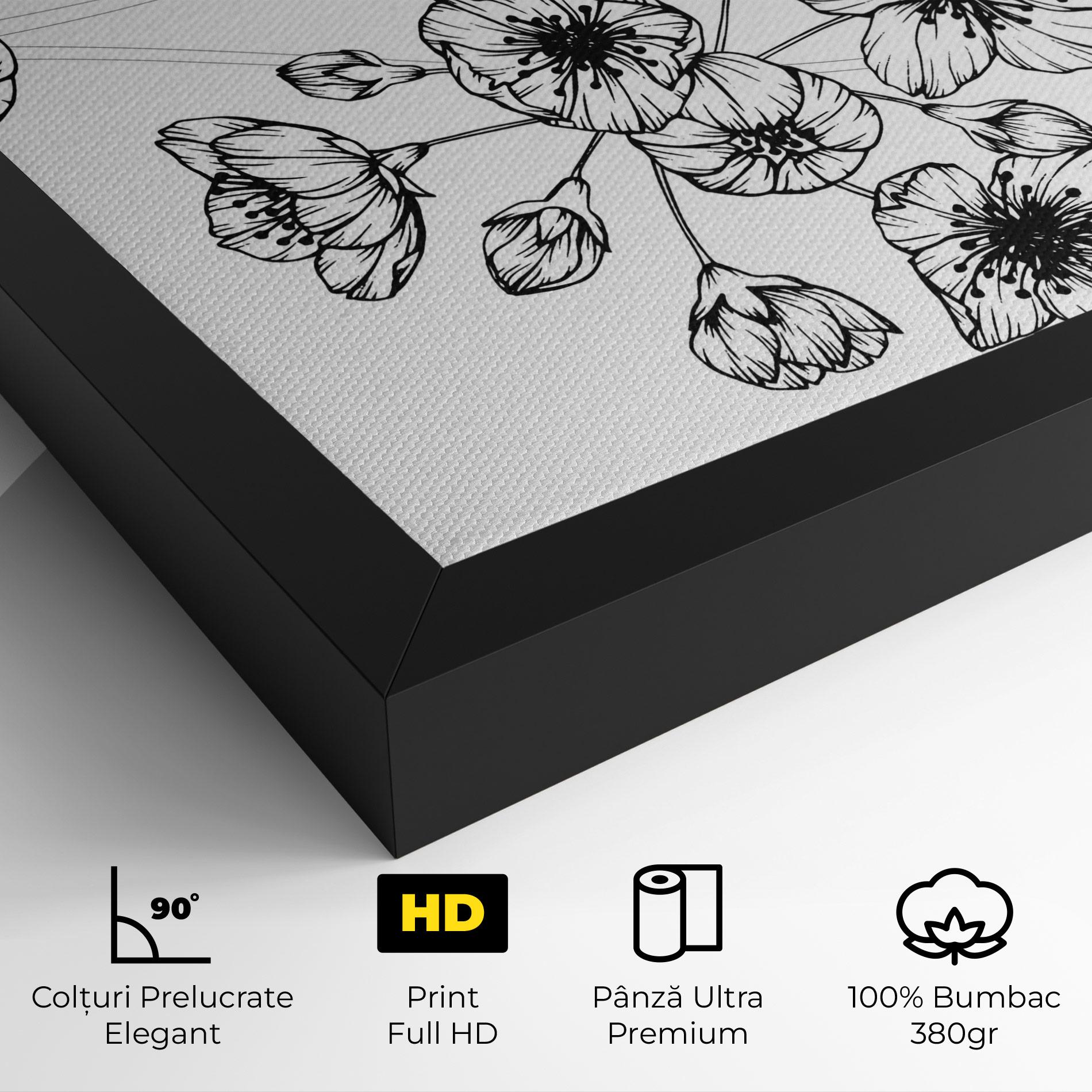 Tablou Canvas Sakura Line mockup 4