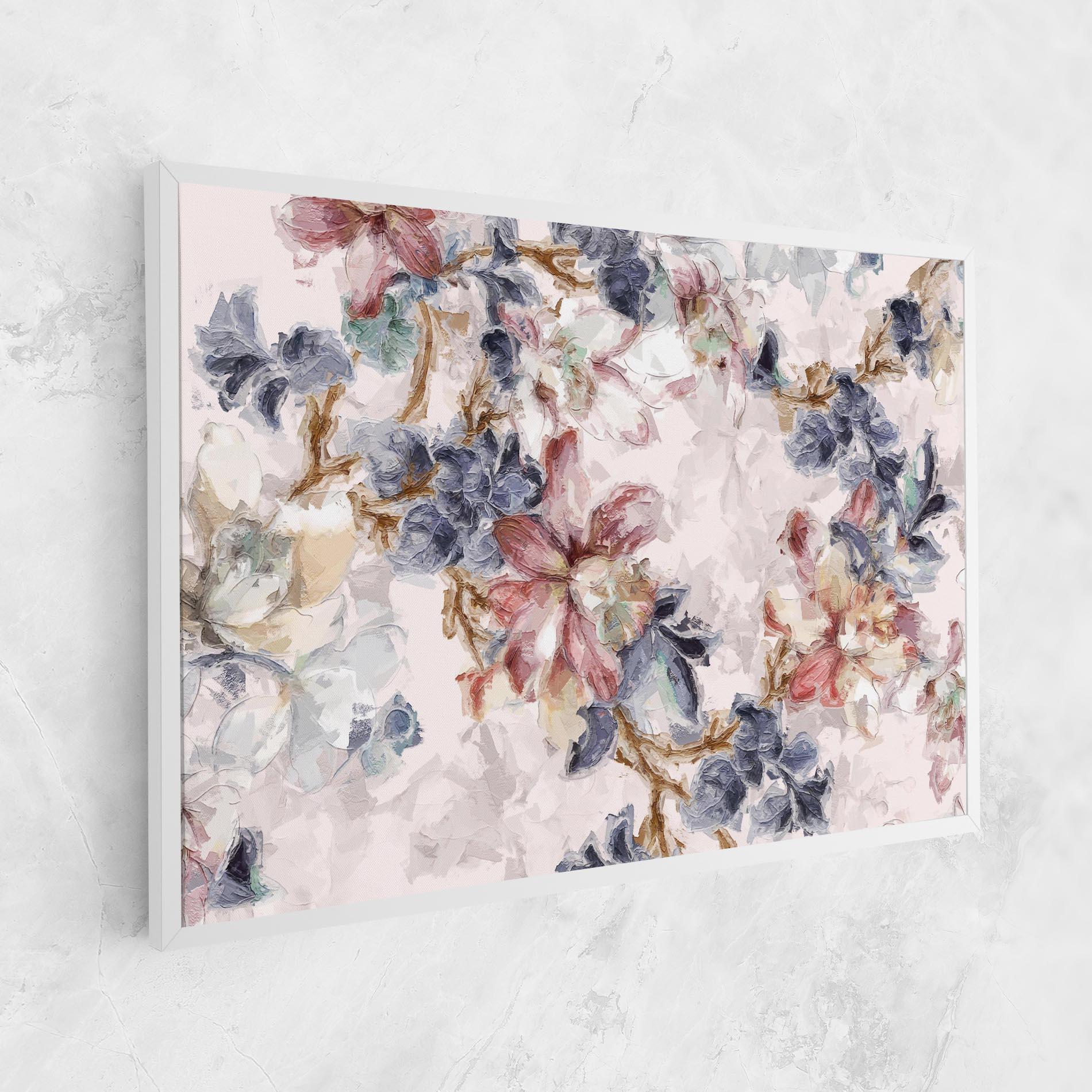 Tablou Canvas Painted Flowers mockup 1