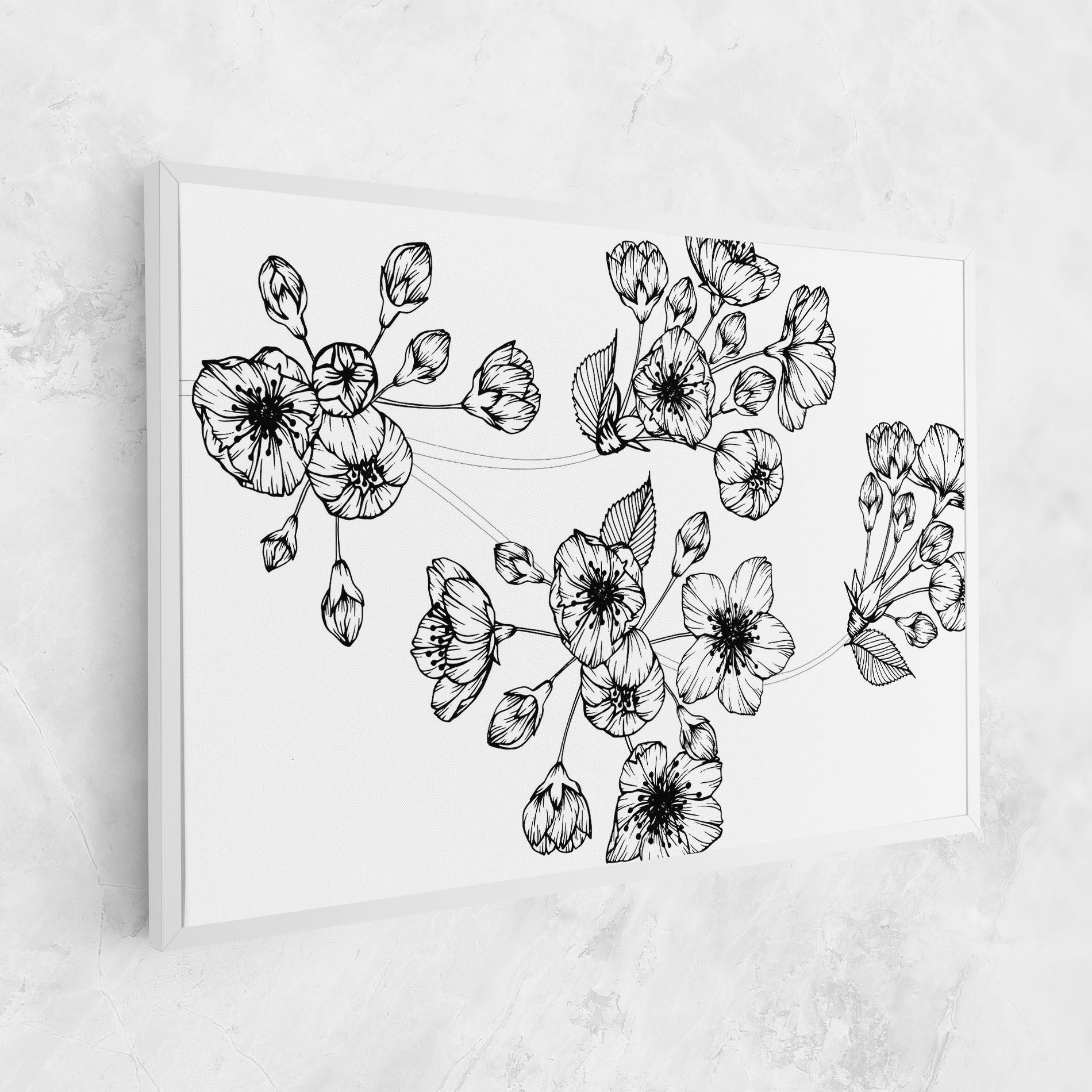 Tablou Canvas Sakura Line mockup 1