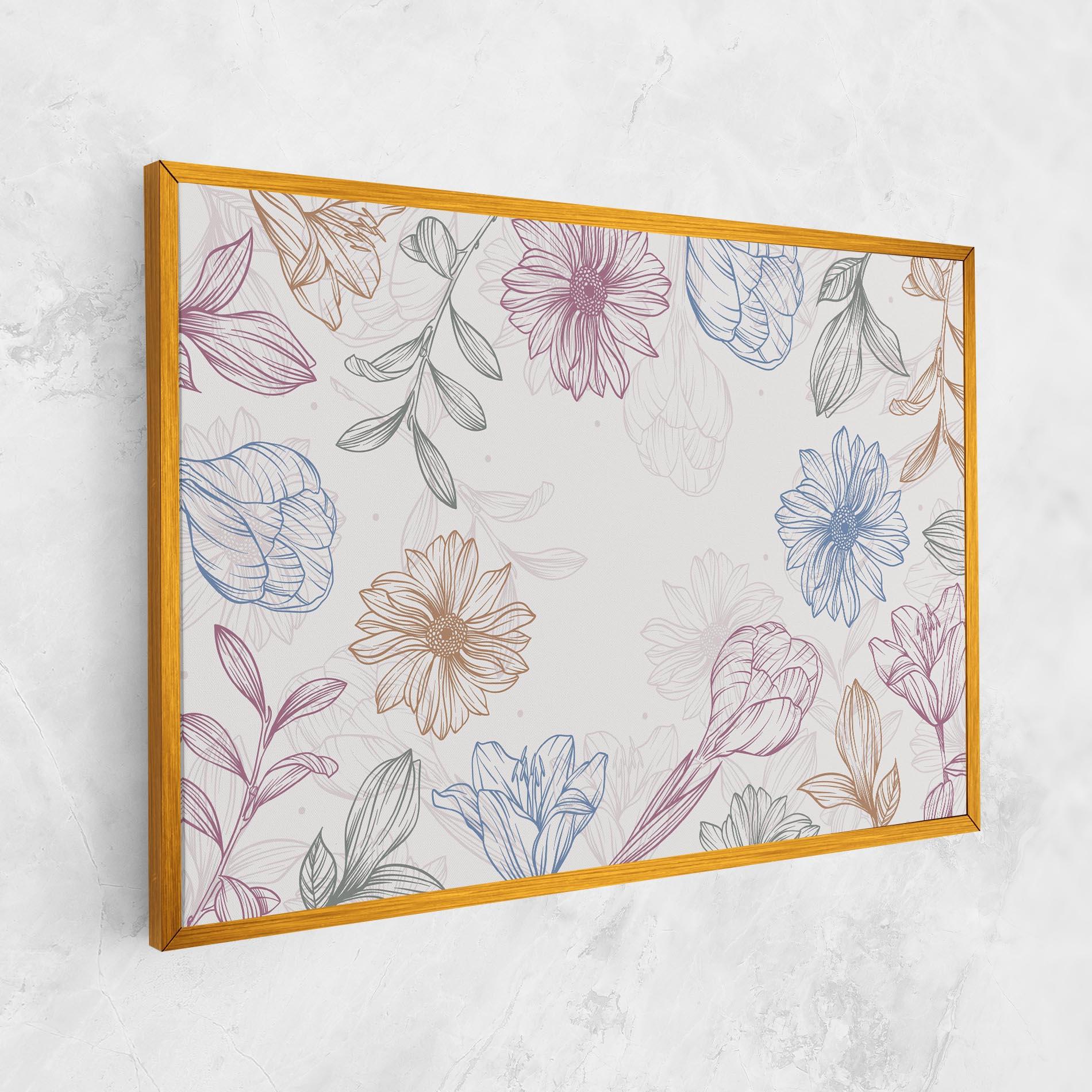 Tablou Canvas Color Line Mix mockup 1