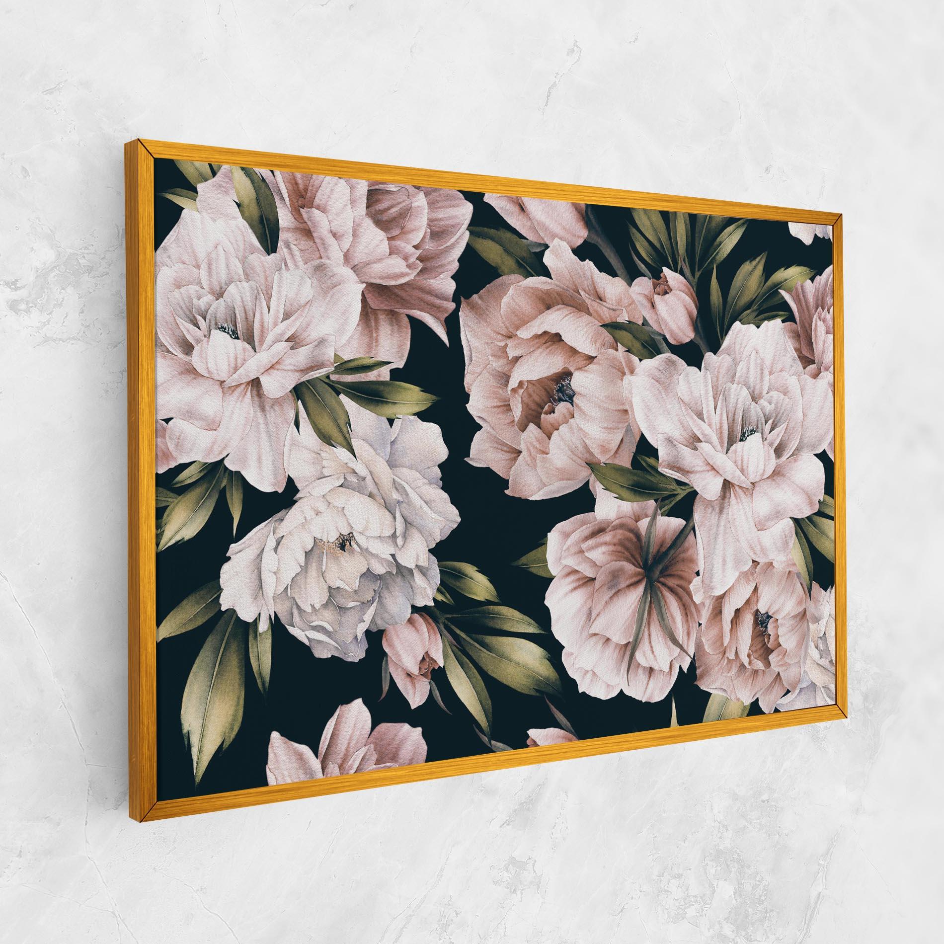 Tablou Canvas Flori De Bujori mockup 1