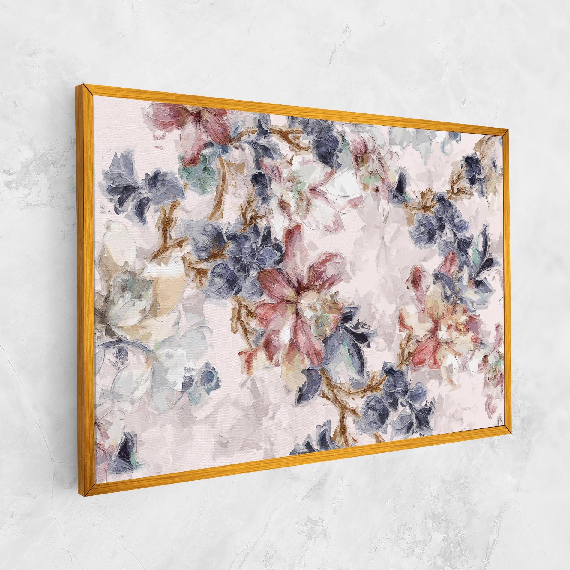 Tablou Canvas Painted Flowers mockup 1