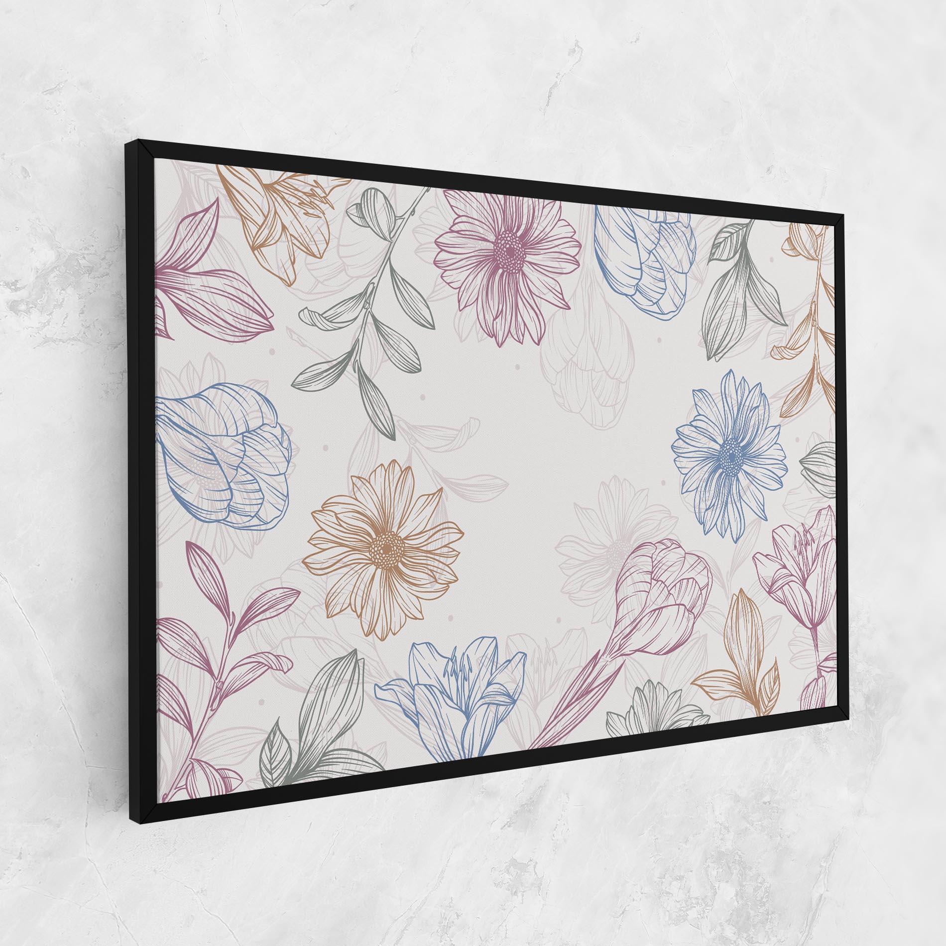 Tablou Canvas Color Line Mix mockup 1