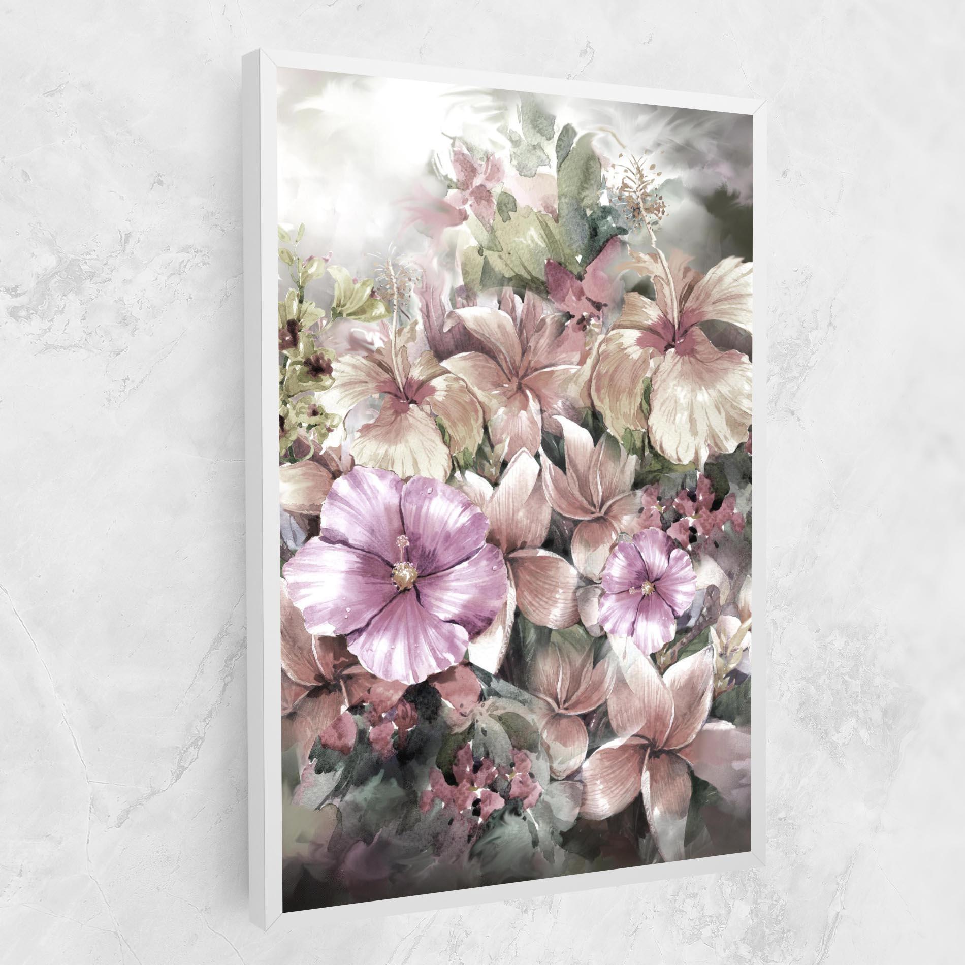 Tablou Canvas Contrastul De Flori mockup 1