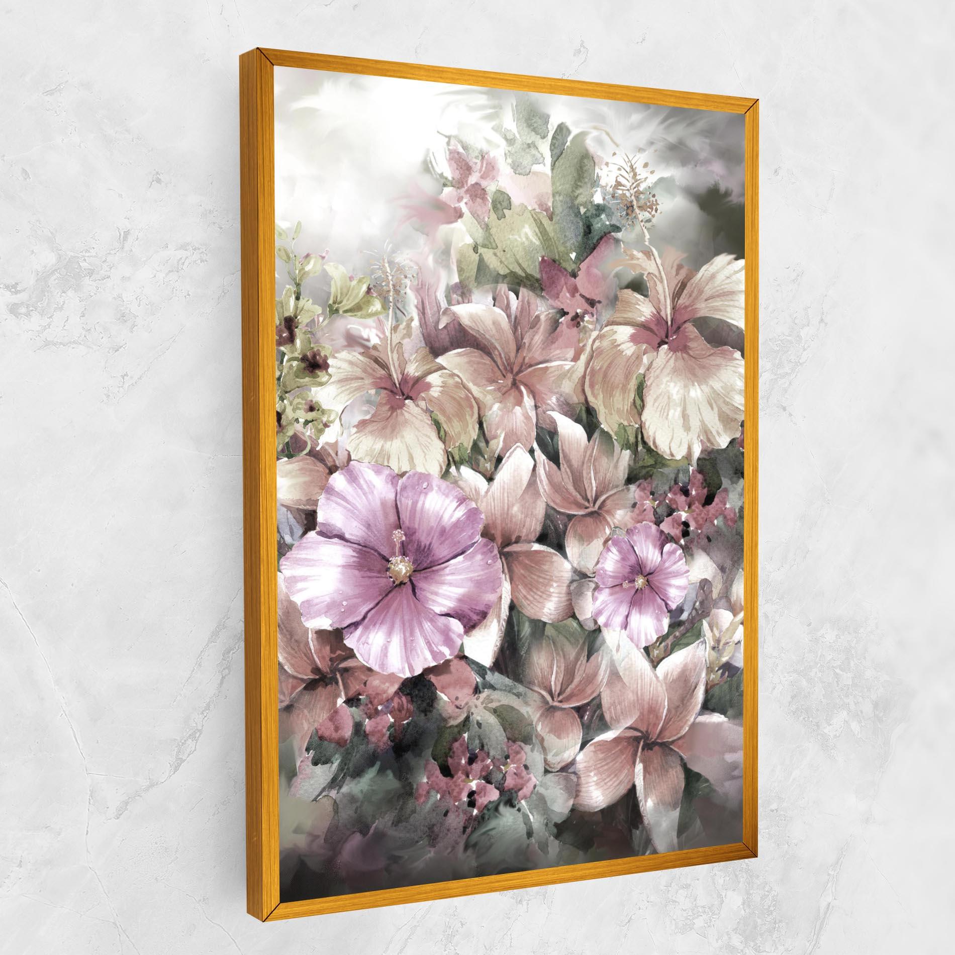 Tablou Canvas Contrastul De Flori mockup 1