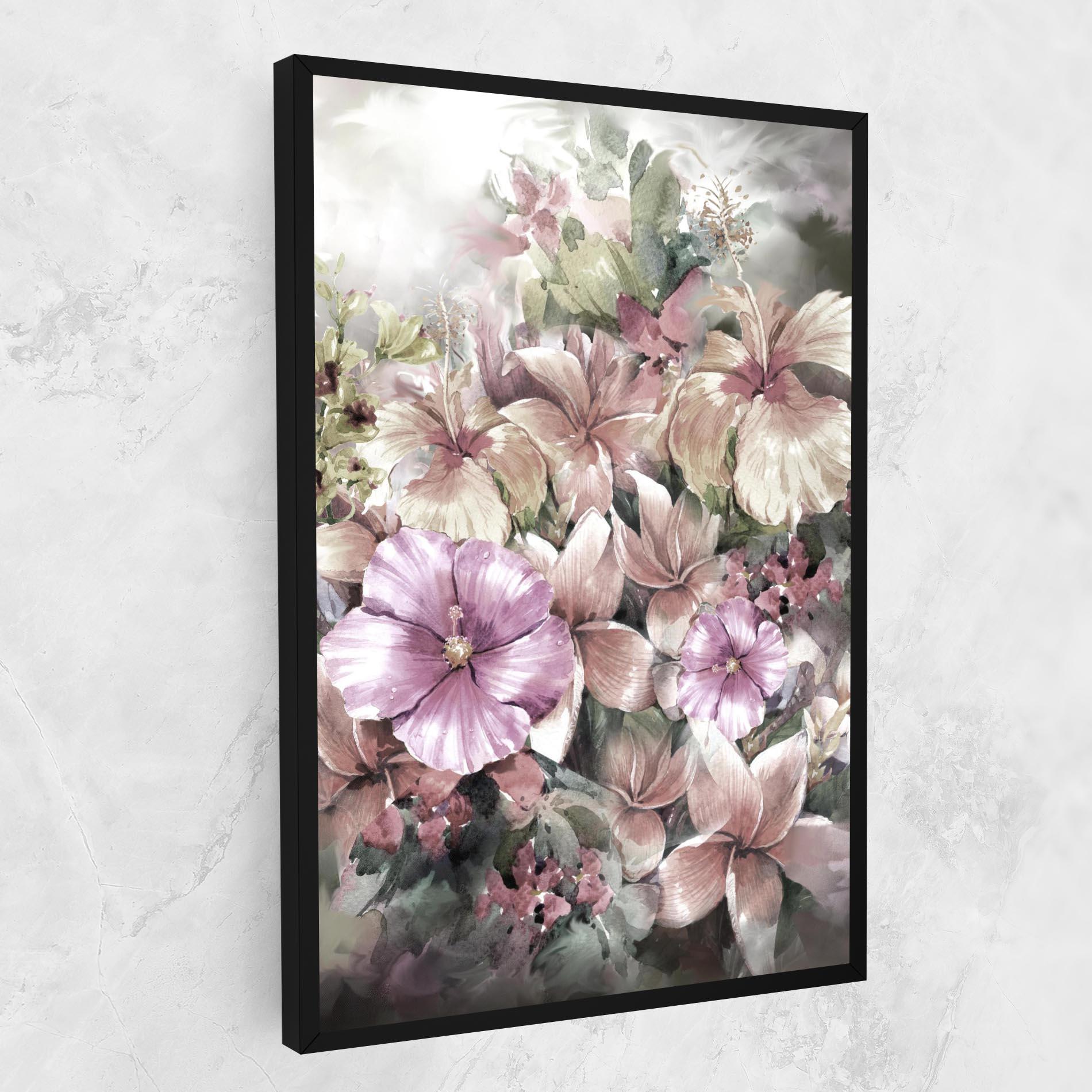 Tablou Canvas Contrastul De Flori mockup 1