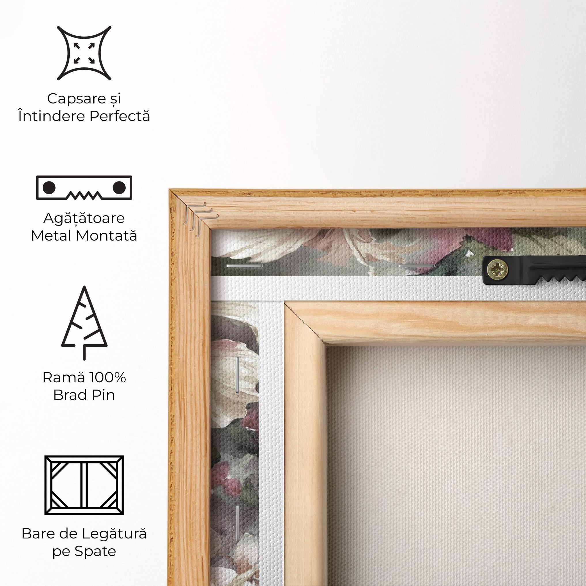 Tablou Canvas Contrastul De Flori mockup 5