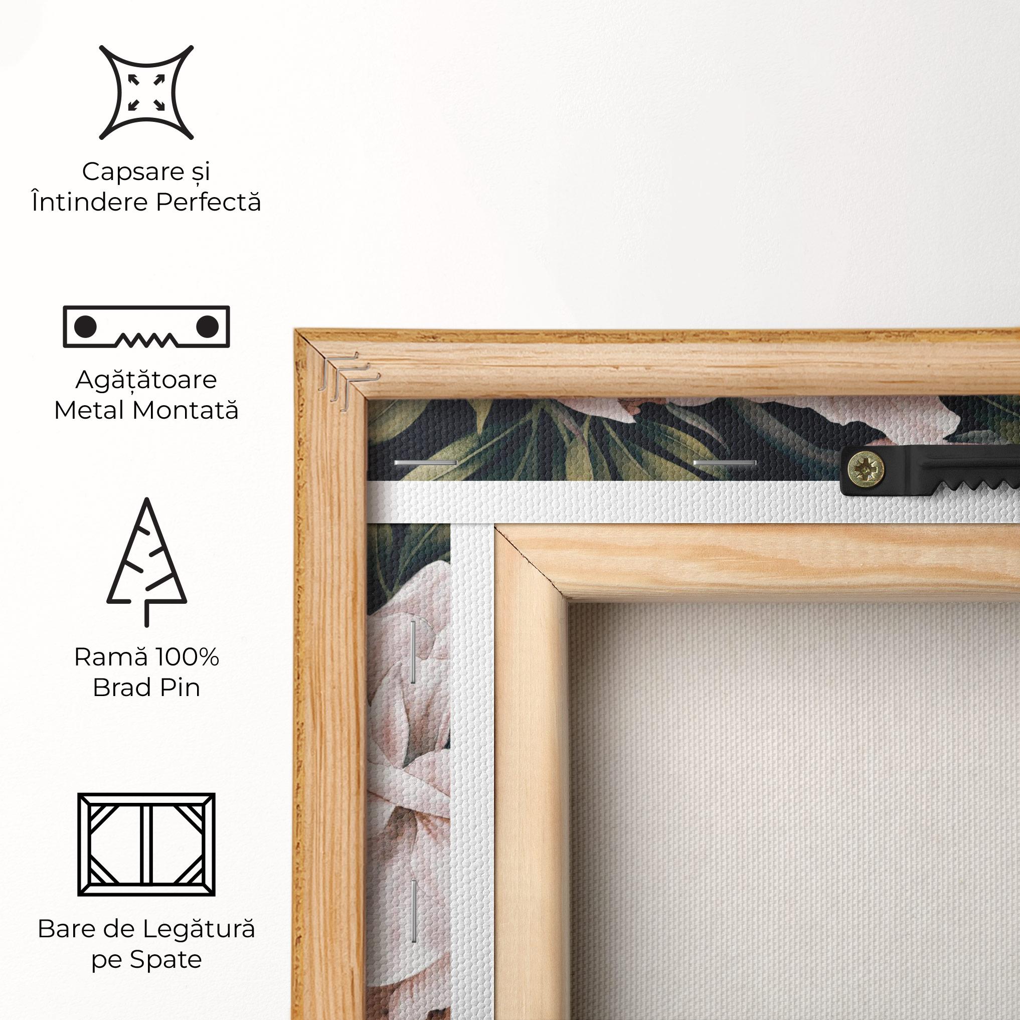 Tablou Canvas Flori De Bujori mockup 5