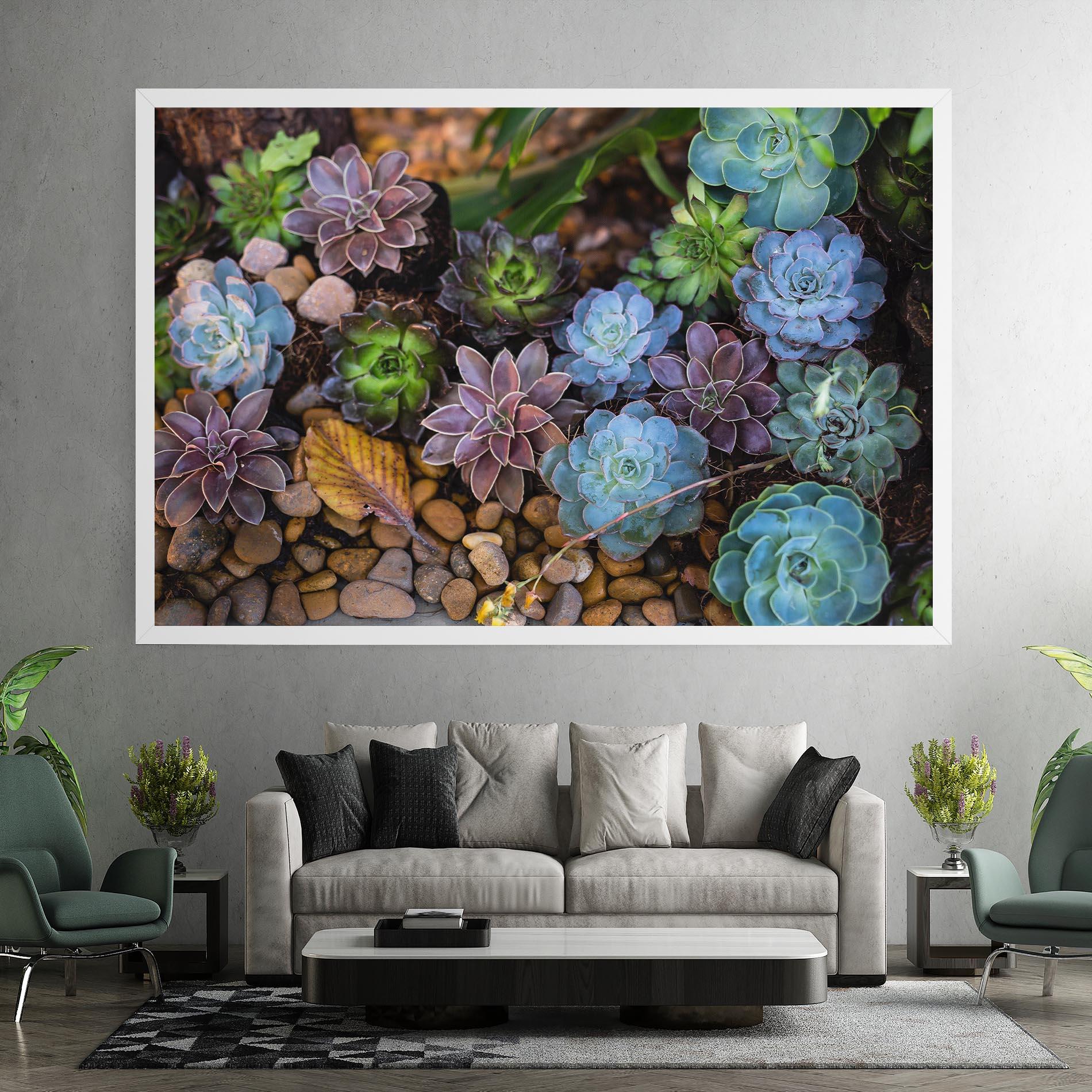 Tablou Canvas Colorful Flowers mockup 7